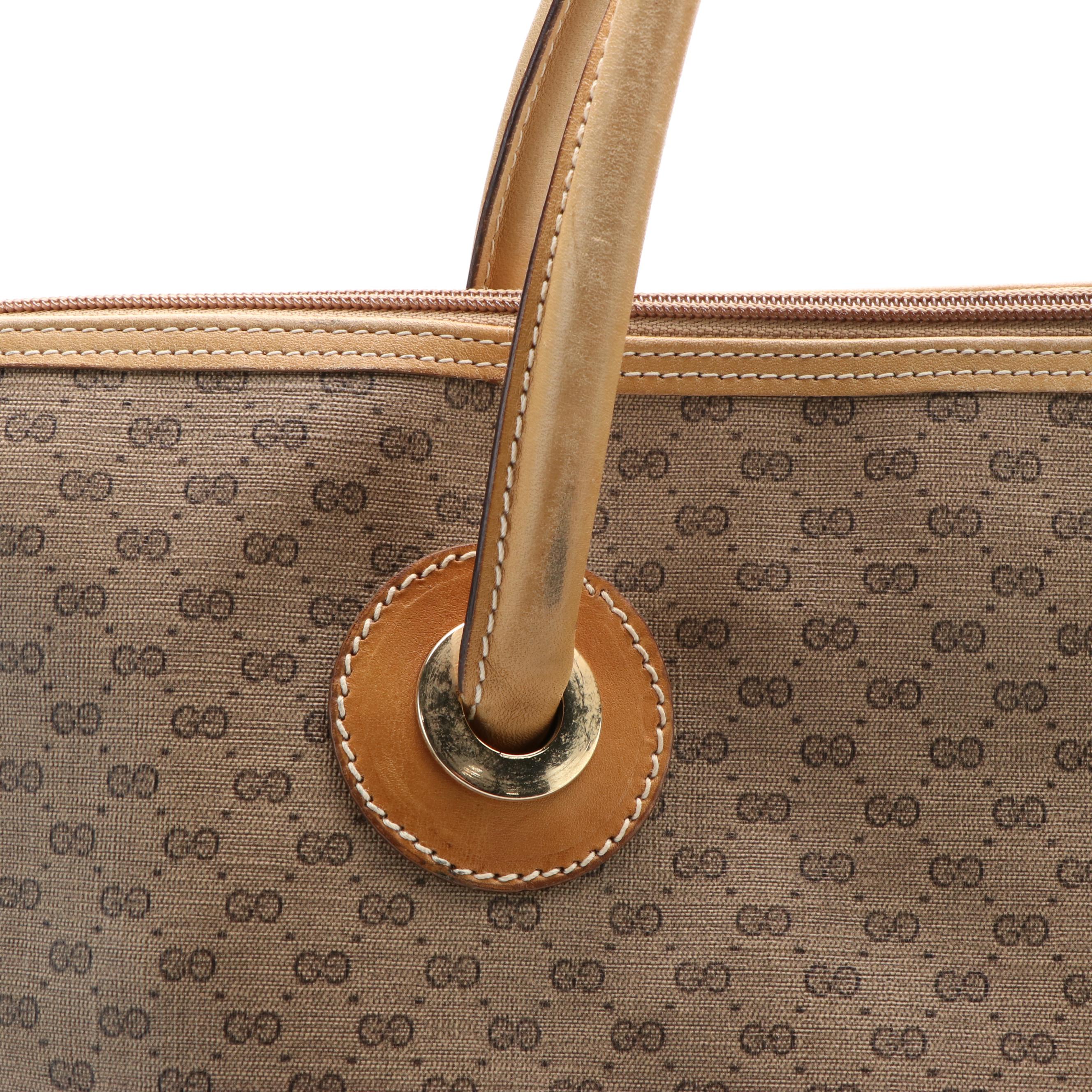 Gucci Tote in Beige GG Monogram Canvas