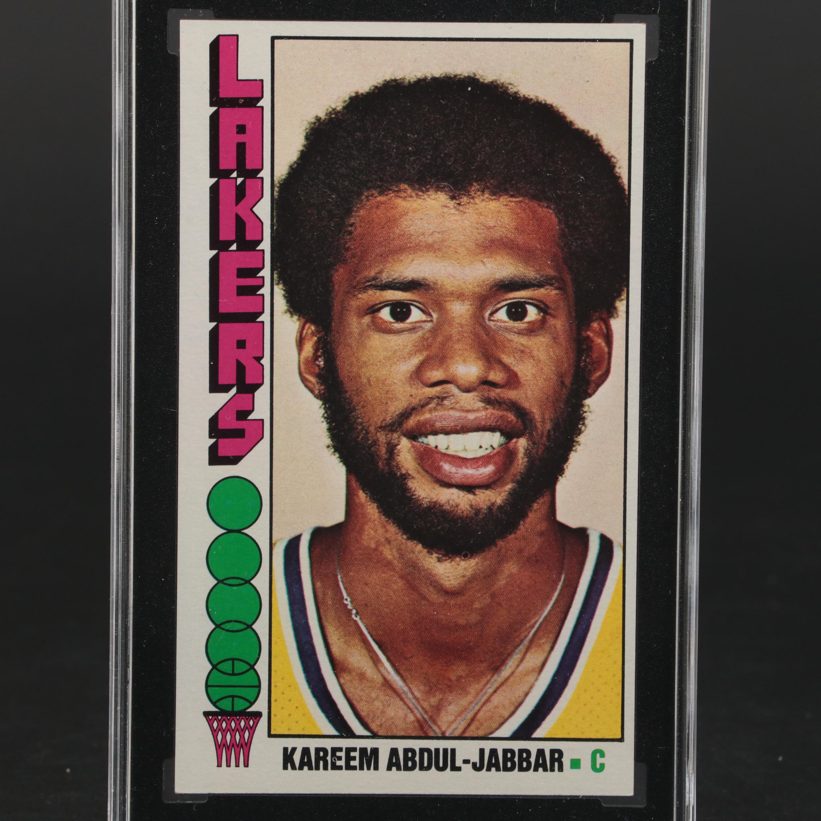1976-77 Topps Kareem Abdul-Jabbar Graded SGC 6
