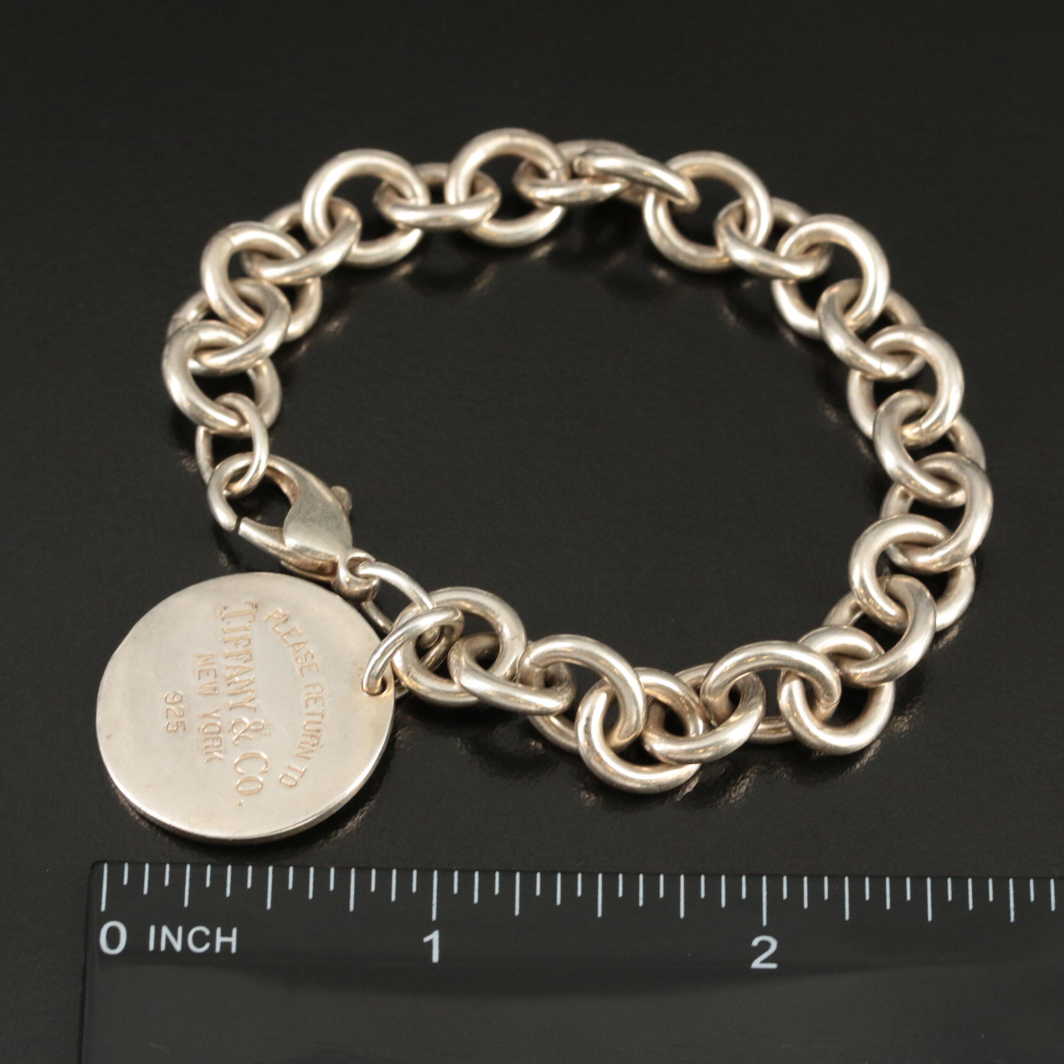 Tiffany & Co. "Return to Tiffany" Round Tag Charm Bracelet