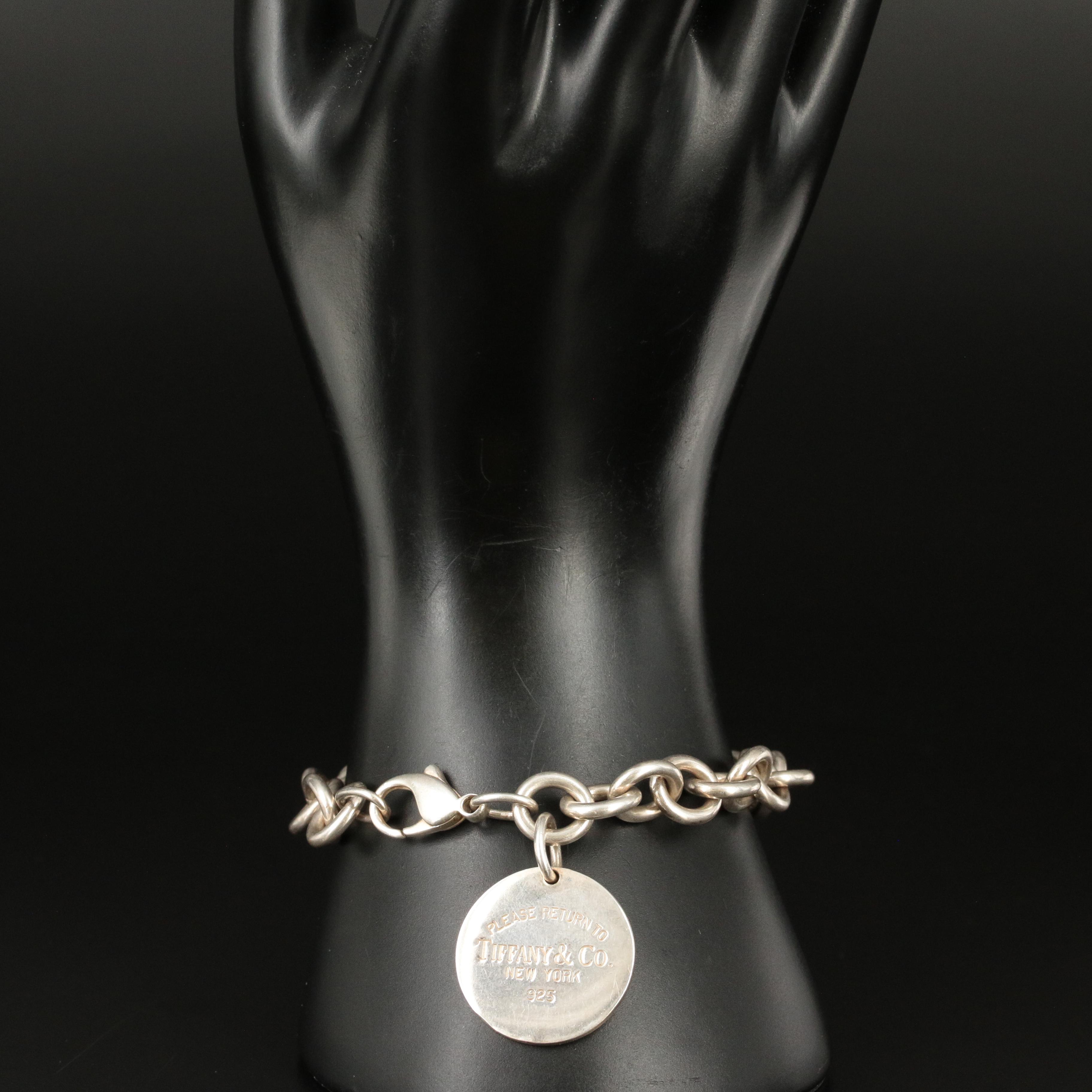 Tiffany & Co. "Return to Tiffany" Round Tag Charm Bracelet