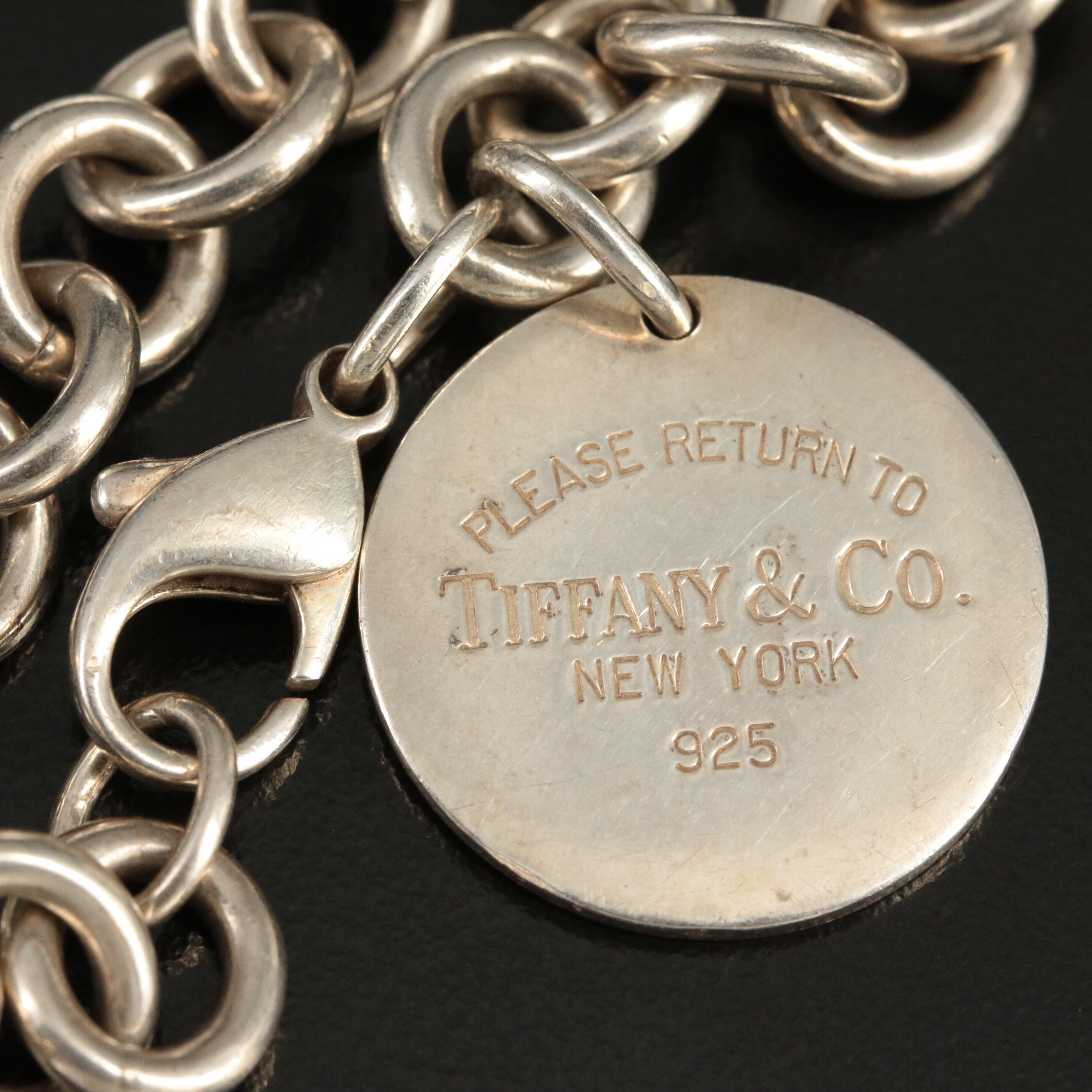 Tiffany & Co. "Return to Tiffany" Round Tag Charm Bracelet