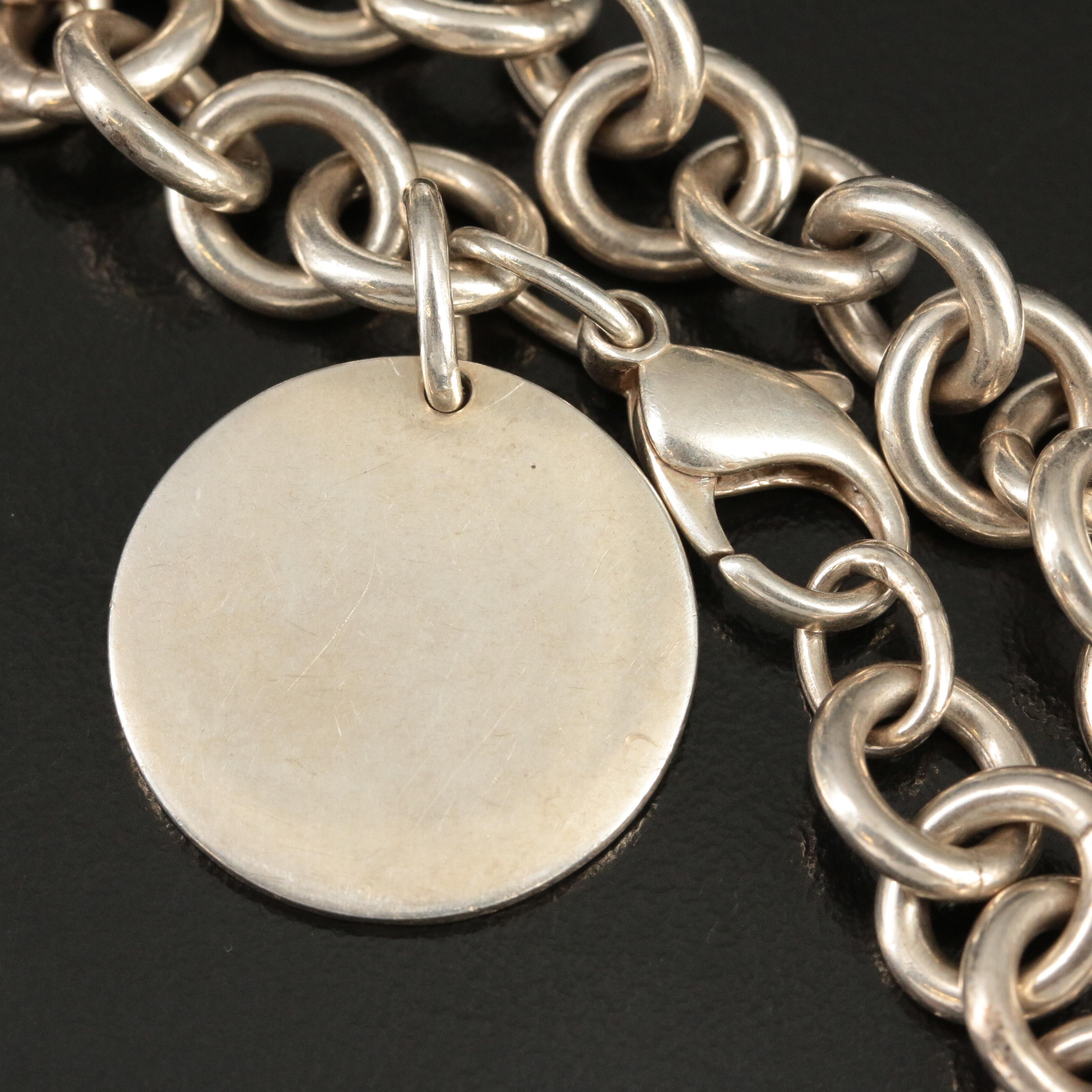 Tiffany & Co. "Return to Tiffany" Round Tag Charm Bracelet