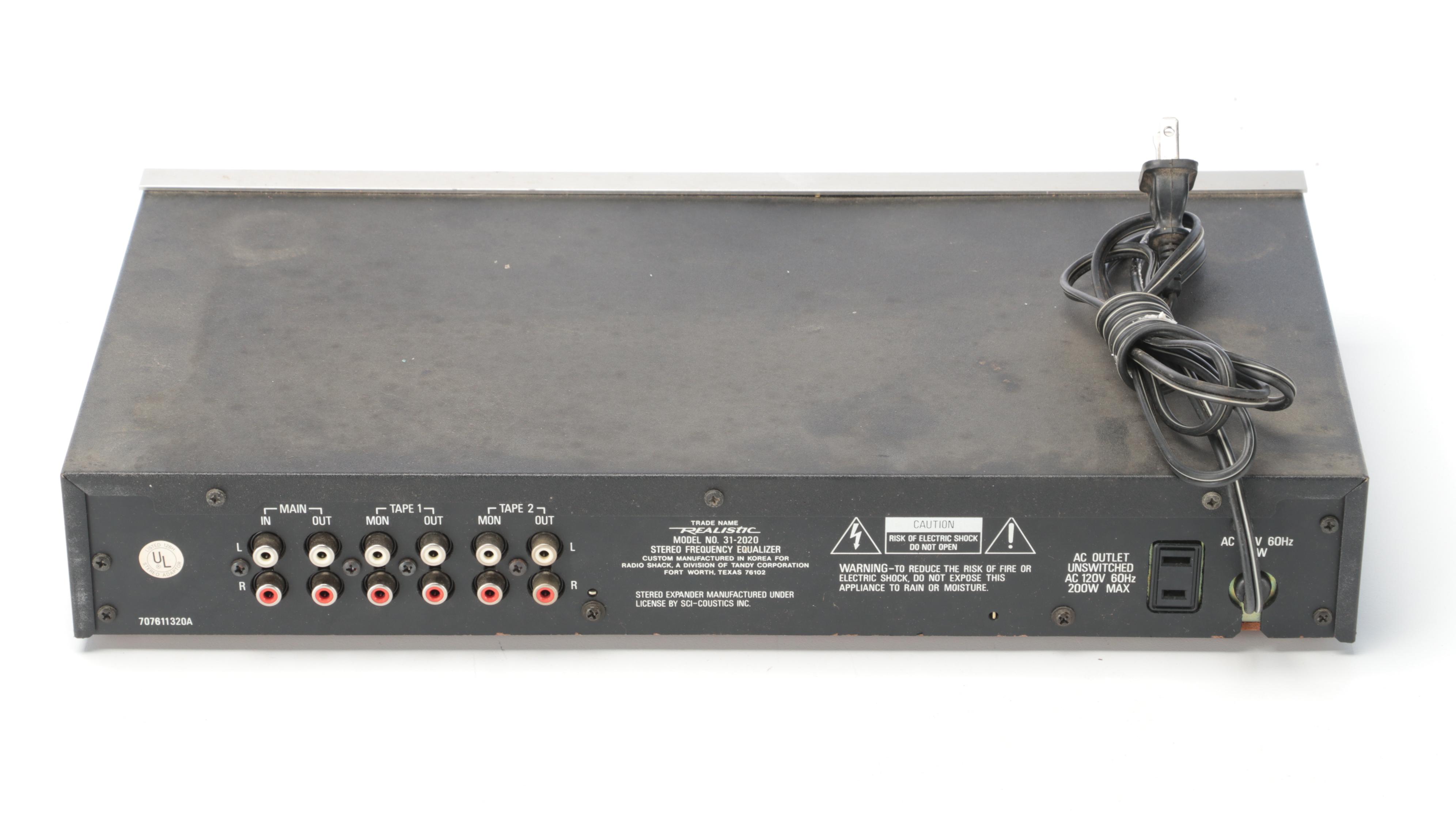 Technics Automatic Turntable With Realistic Graphic Equalizer, Pink Floyd LP