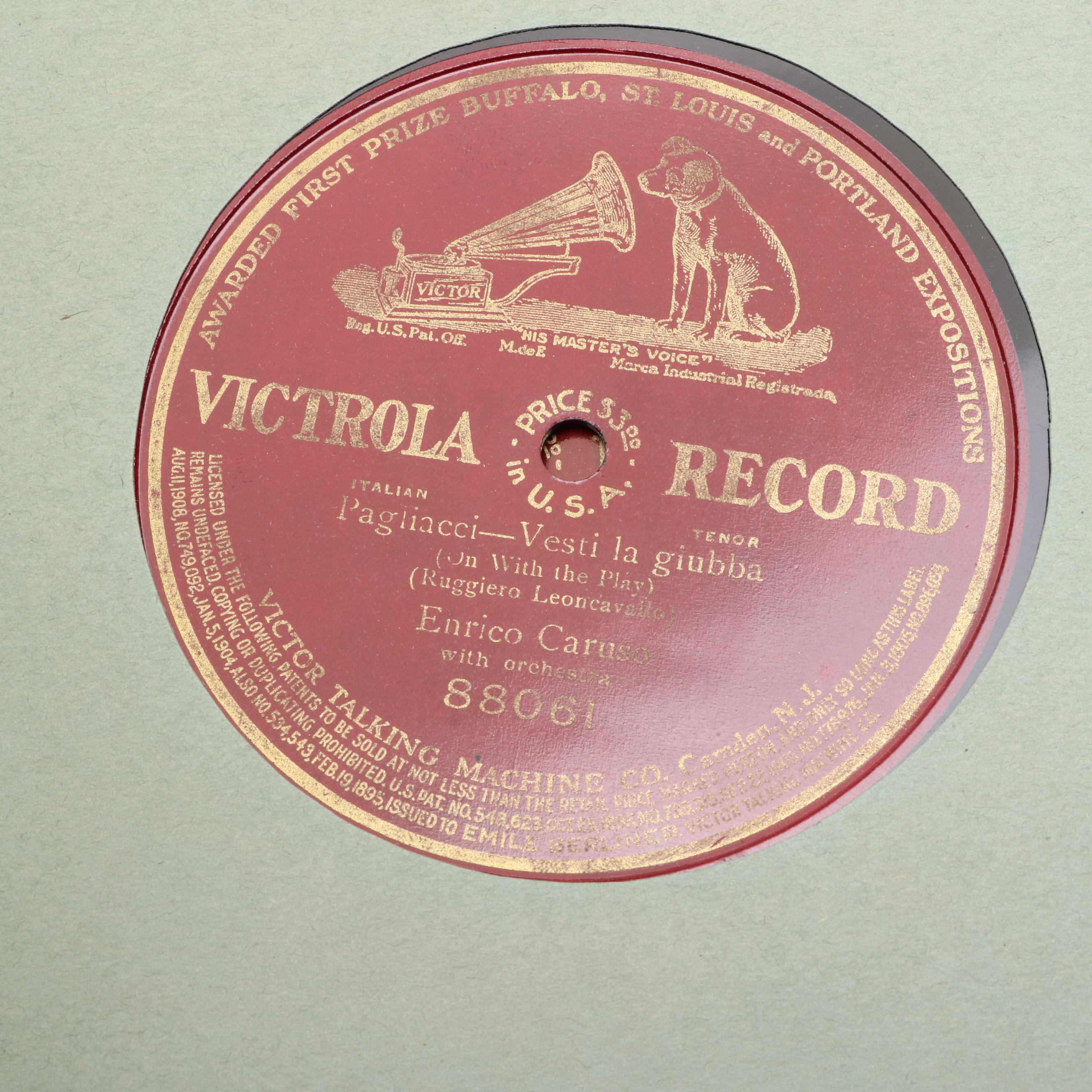 Victor-Victrola Vinyl Records in Albums, Early to Mid-20th Century