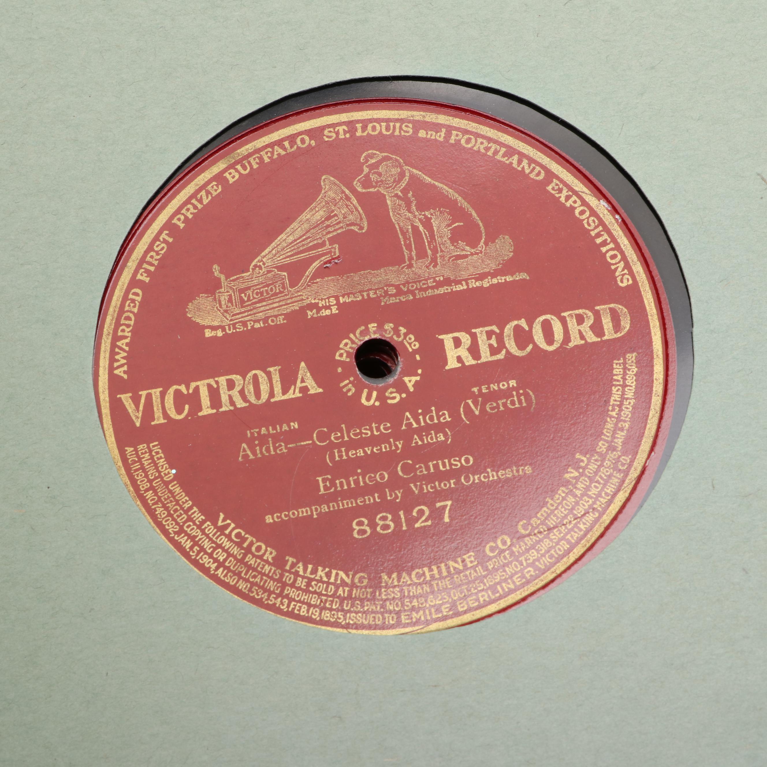 Victor-Victrola Vinyl Records in Albums, Early to Mid-20th Century