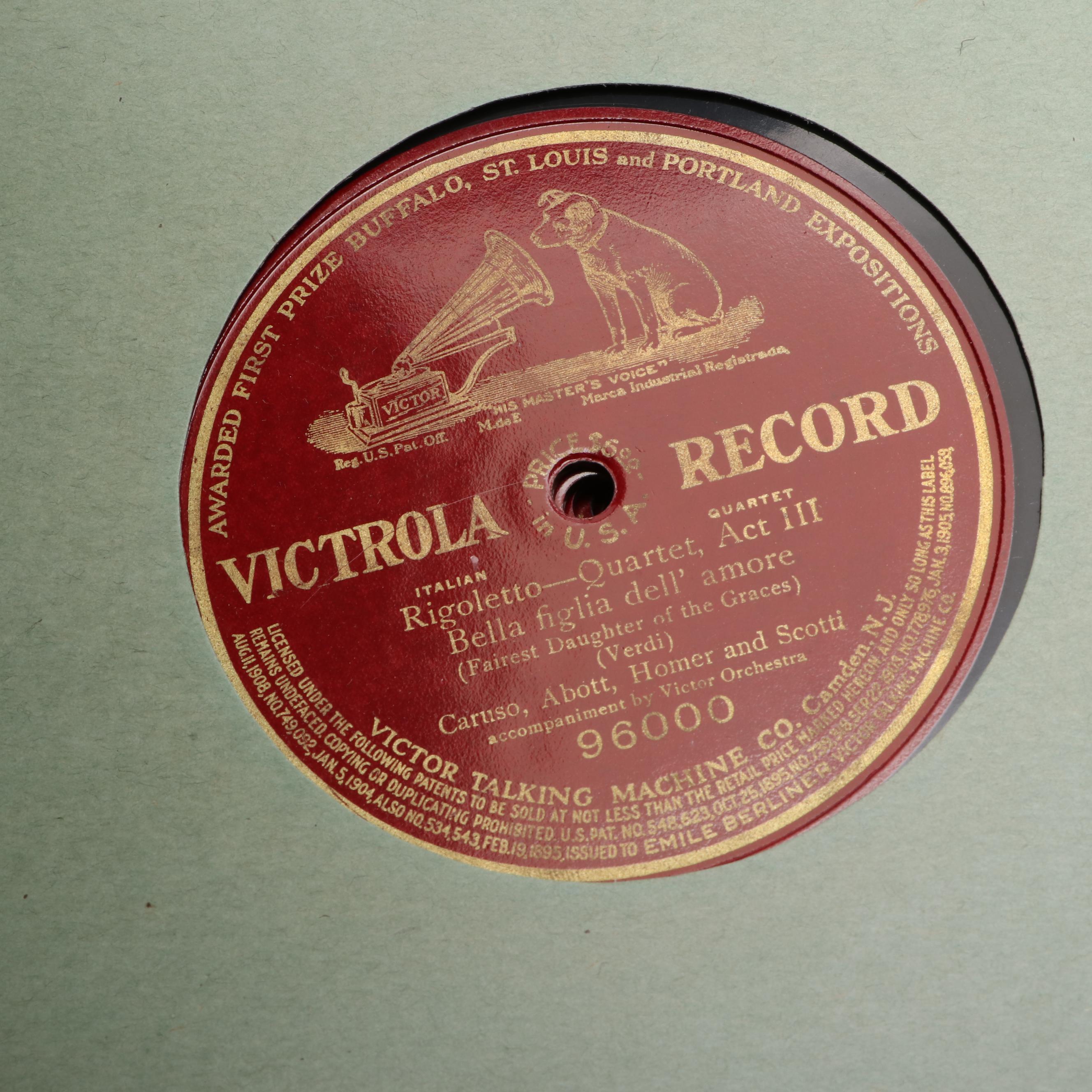 Victor-Victrola Vinyl Records in Albums, Early to Mid-20th Century