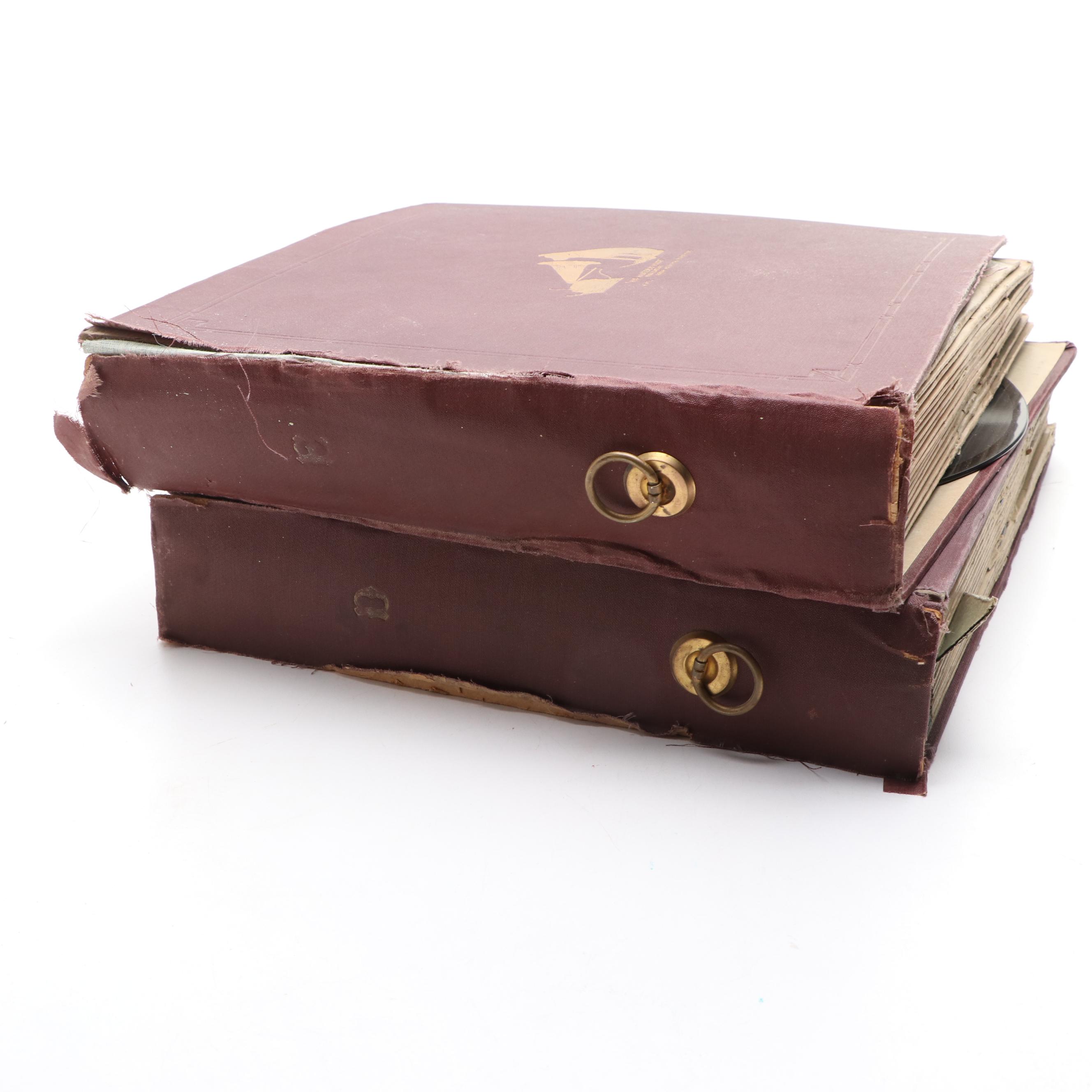 Victor-Victrola Vinyl Records in Albums, Early to Mid-20th Century