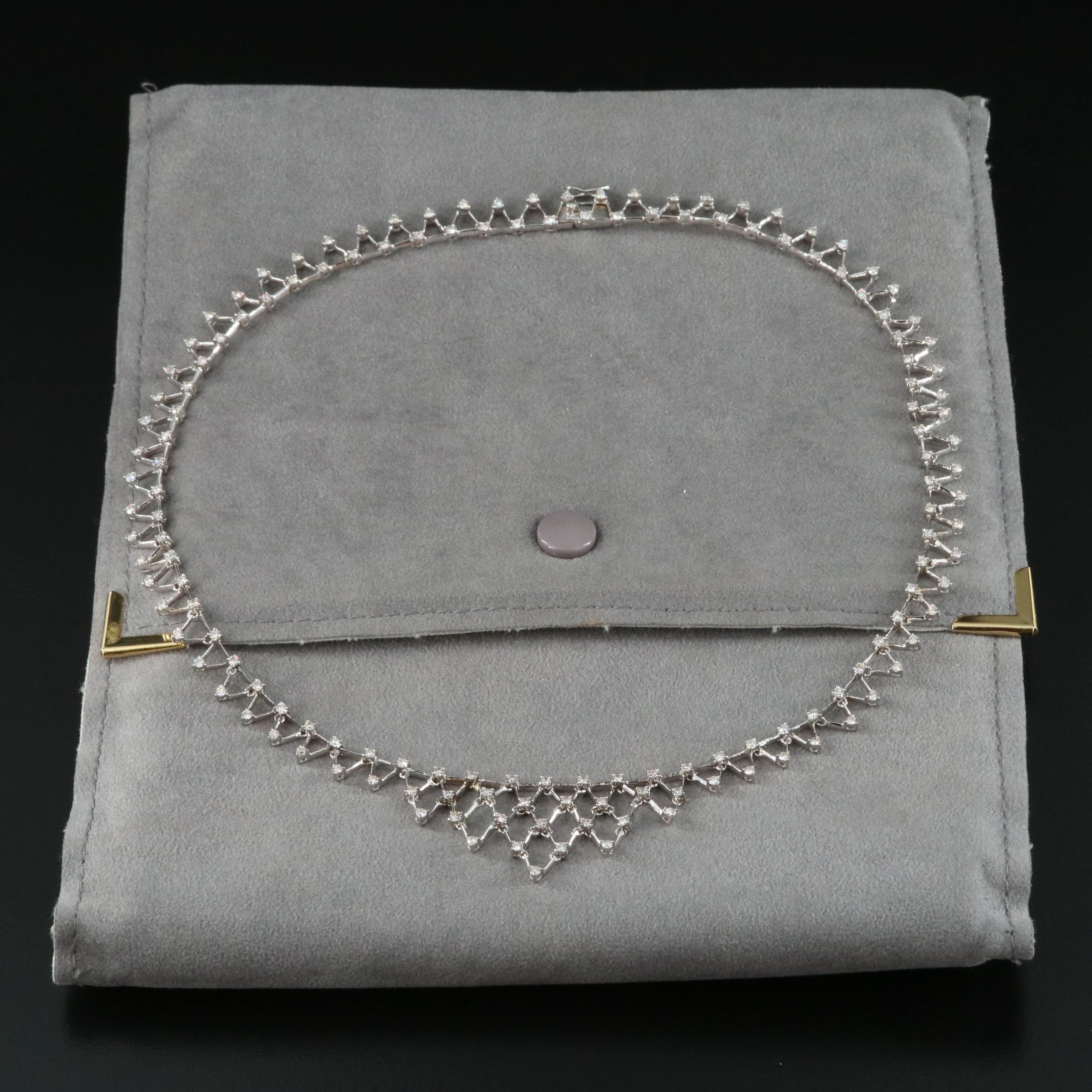 18K 2.96 CTW Diamond Necklace