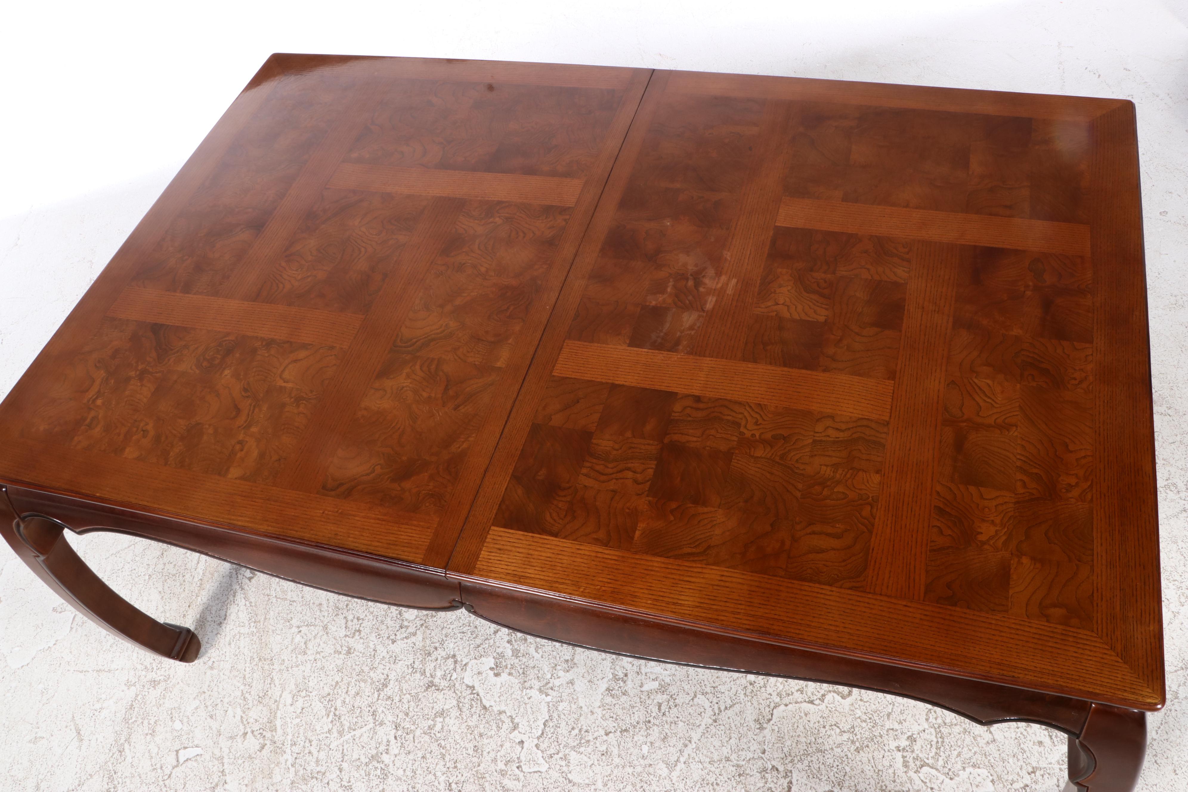 Seven-Piece Universal Furniture Chinese Style Elm and Hardwood Dining Set