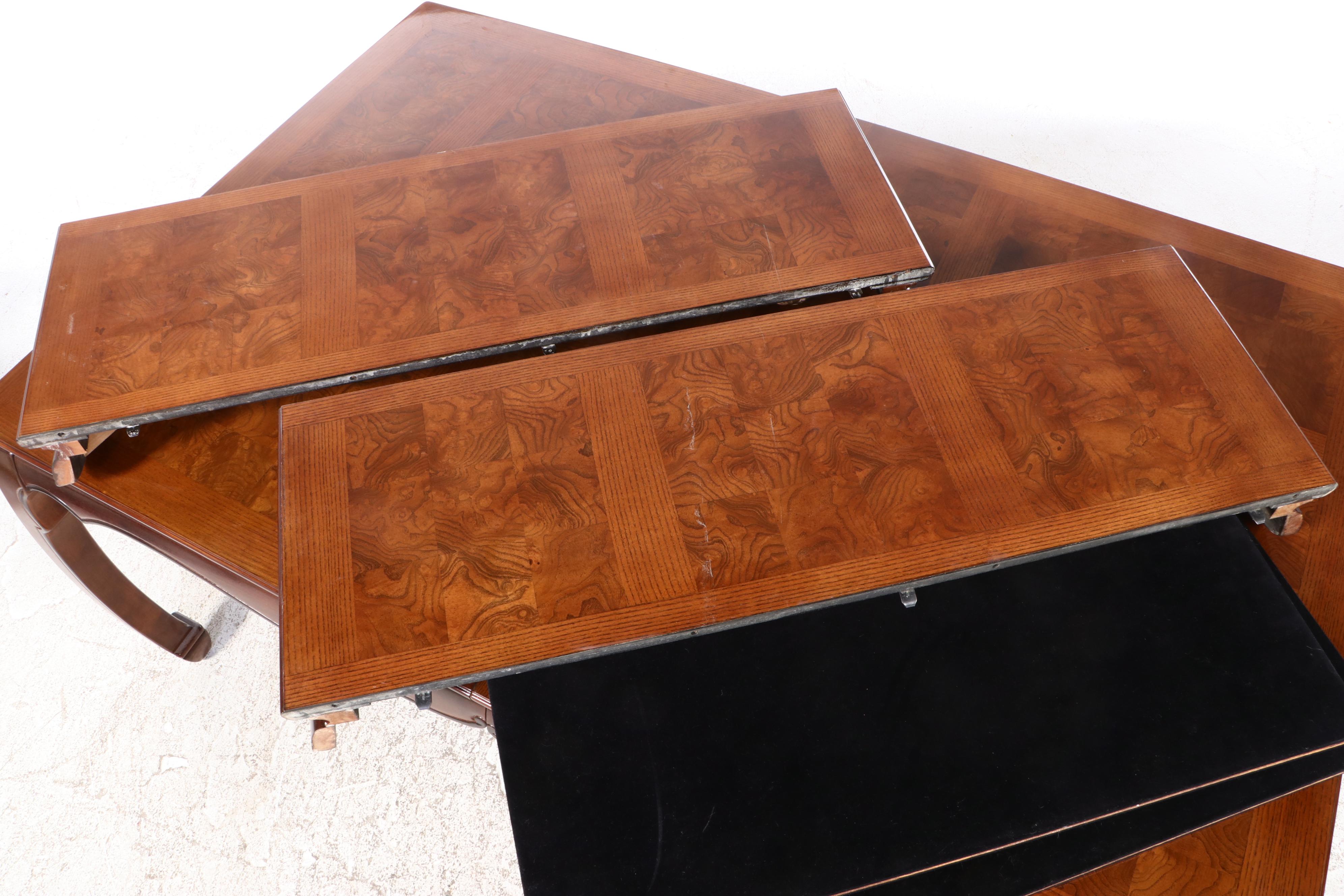 Seven-Piece Universal Furniture Chinese Style Elm and Hardwood Dining Set