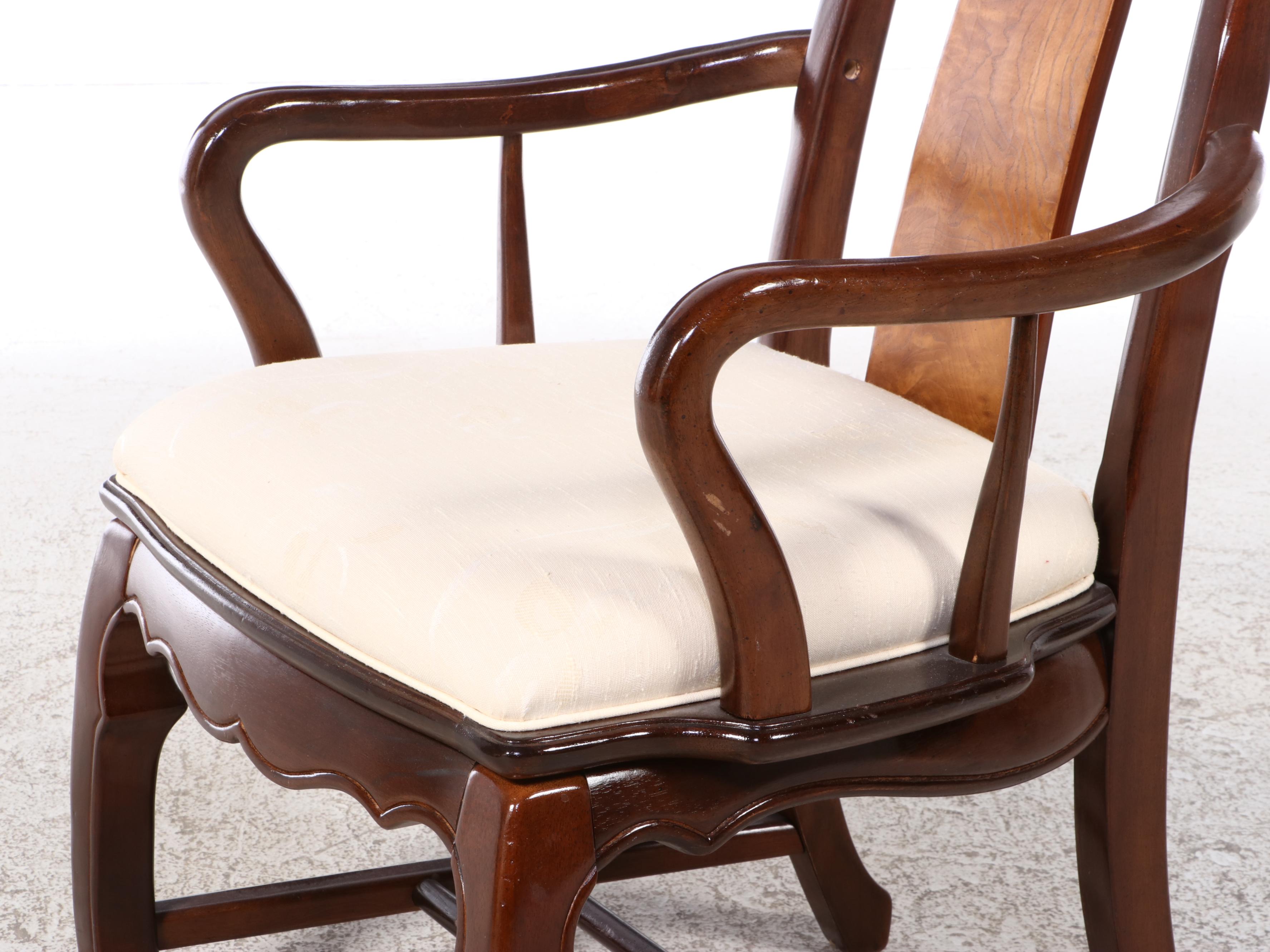 Seven-Piece Universal Furniture Chinese Style Elm and Hardwood Dining Set