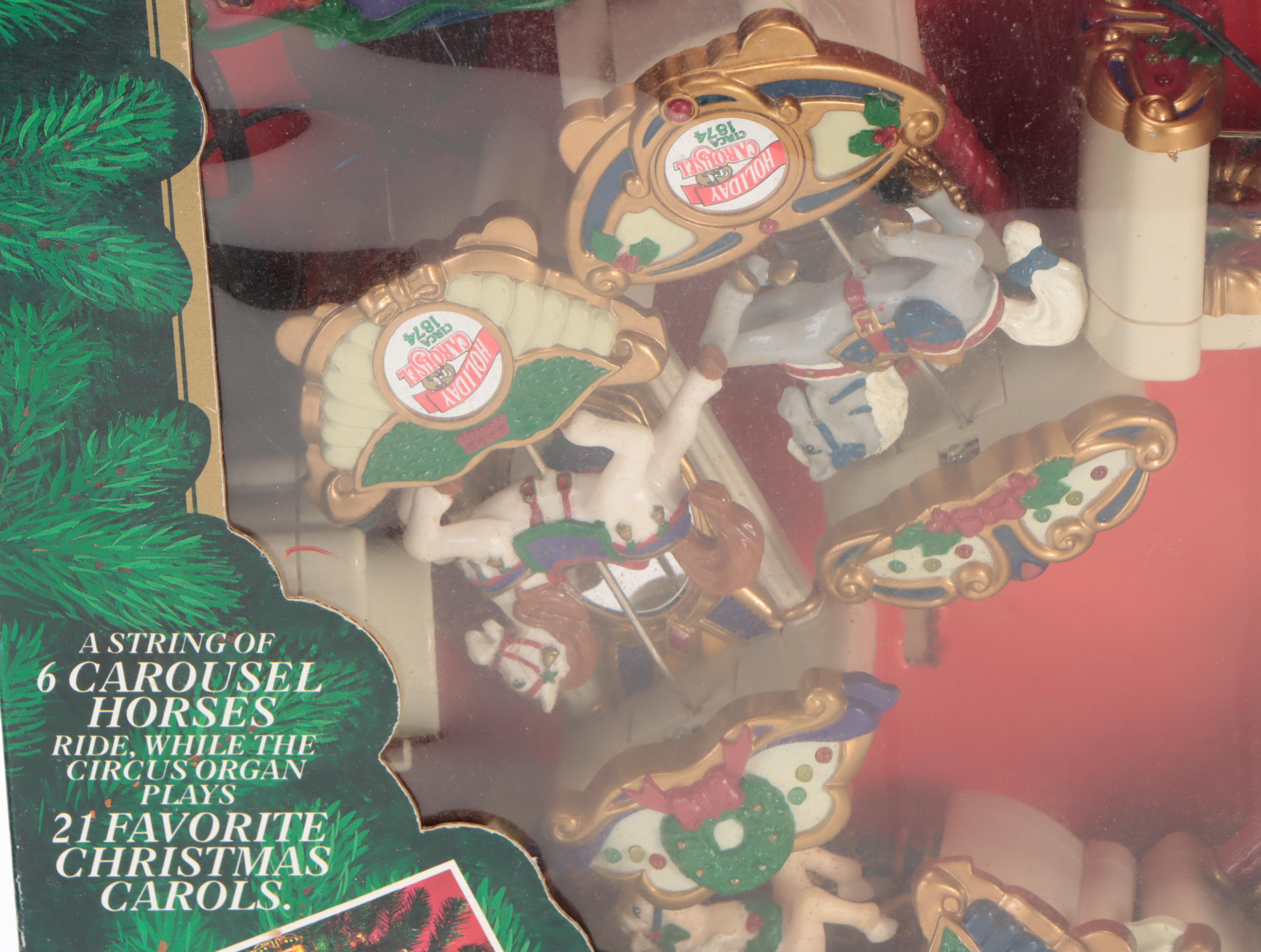 Mr. Christmas Holiday Carousel with Bells of Christmas