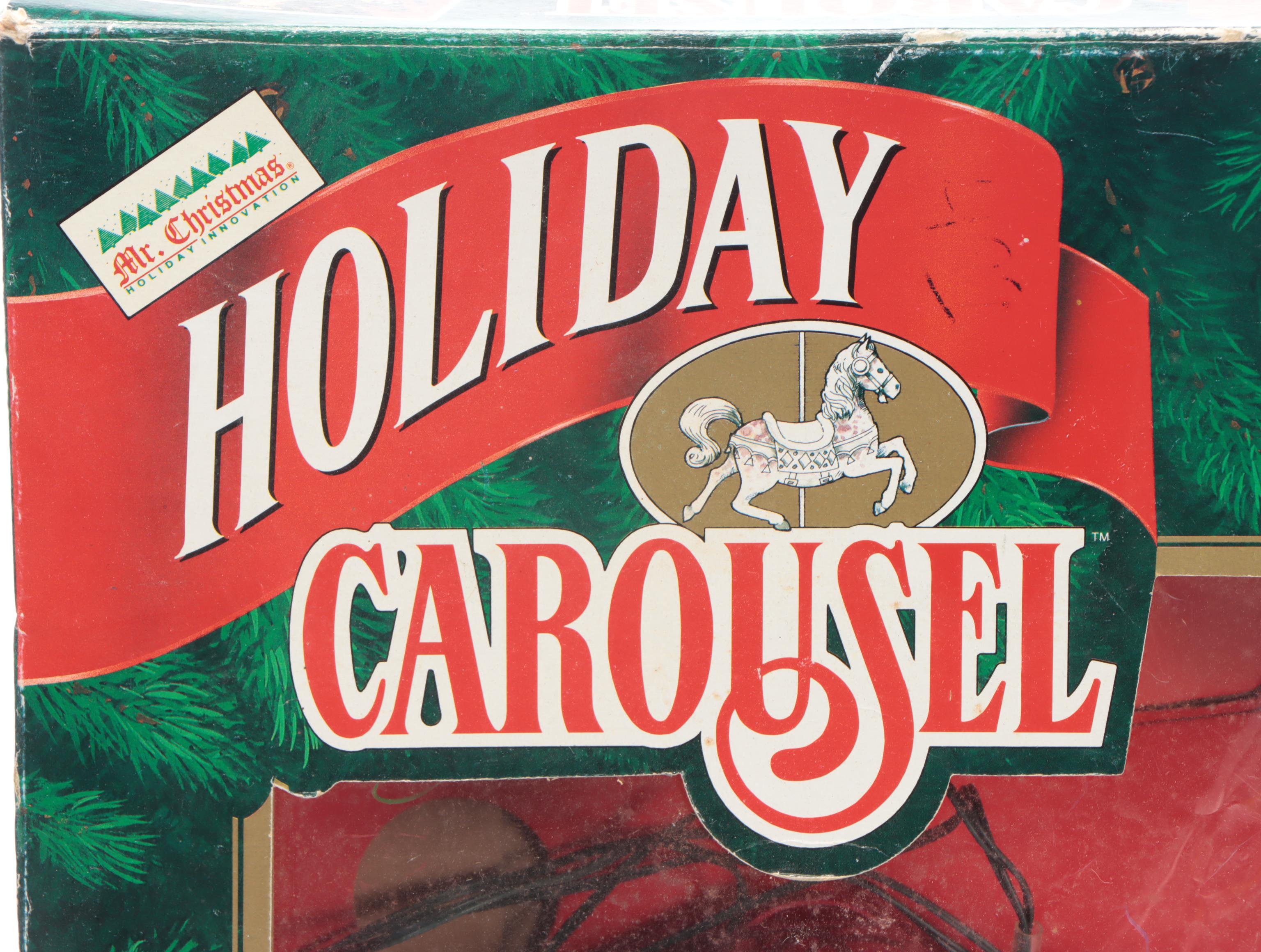 Mr. Christmas Holiday Carousel with Bells of Christmas
