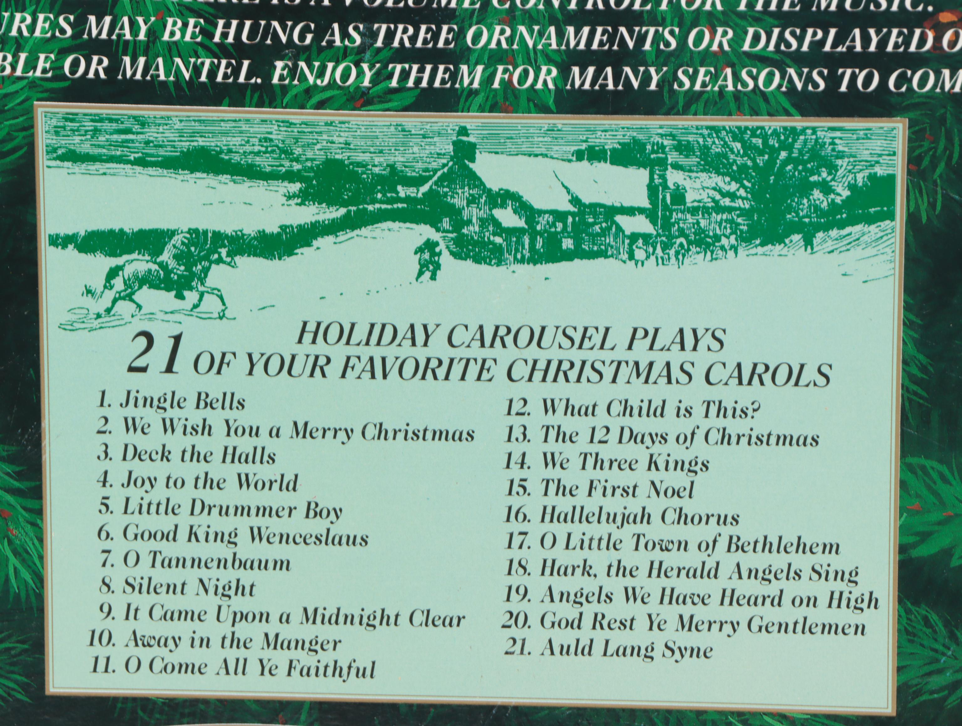 Mr. Christmas Holiday Carousel with Bells of Christmas