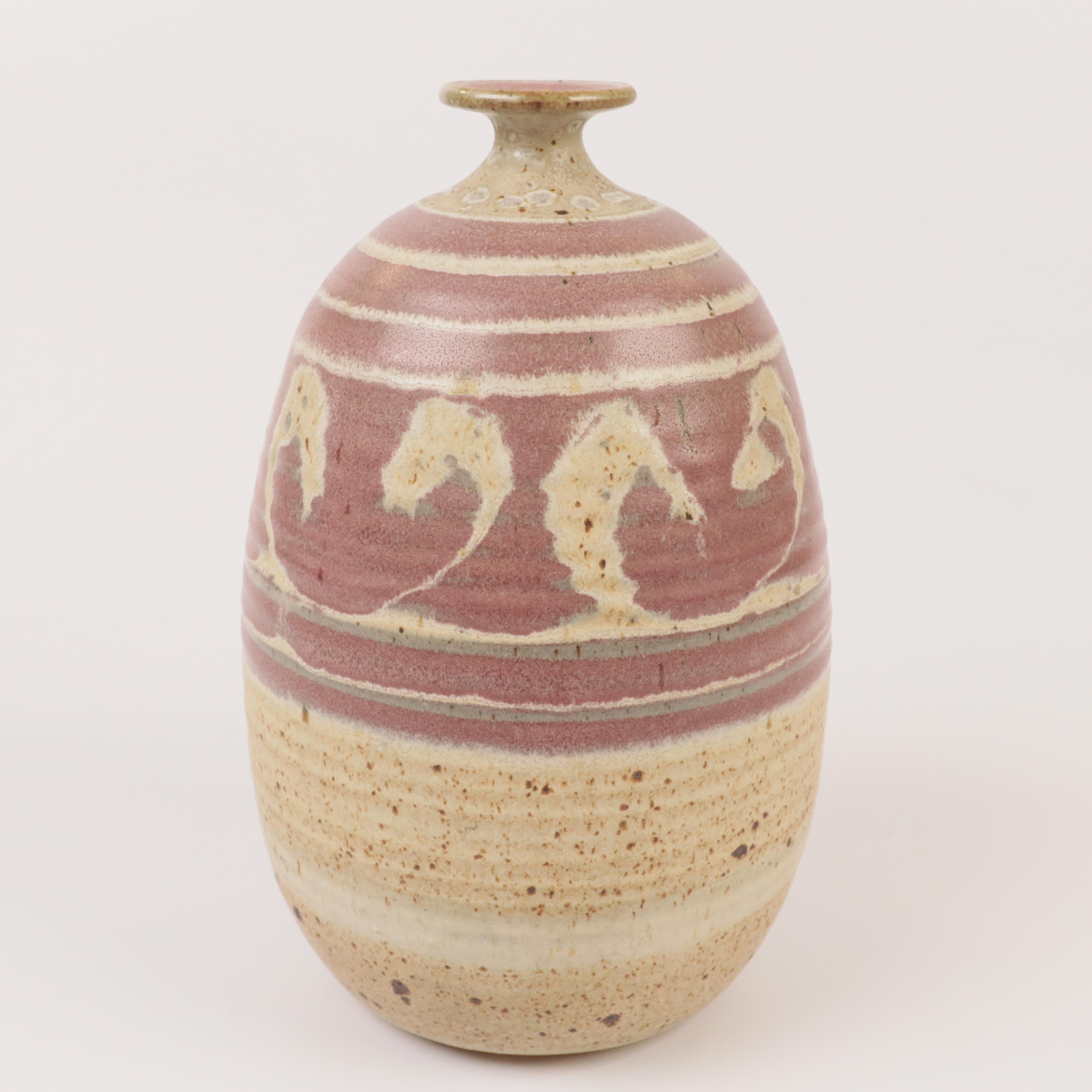 Alan Vigland Studio Hand-Thrown Art Pottery Vessel