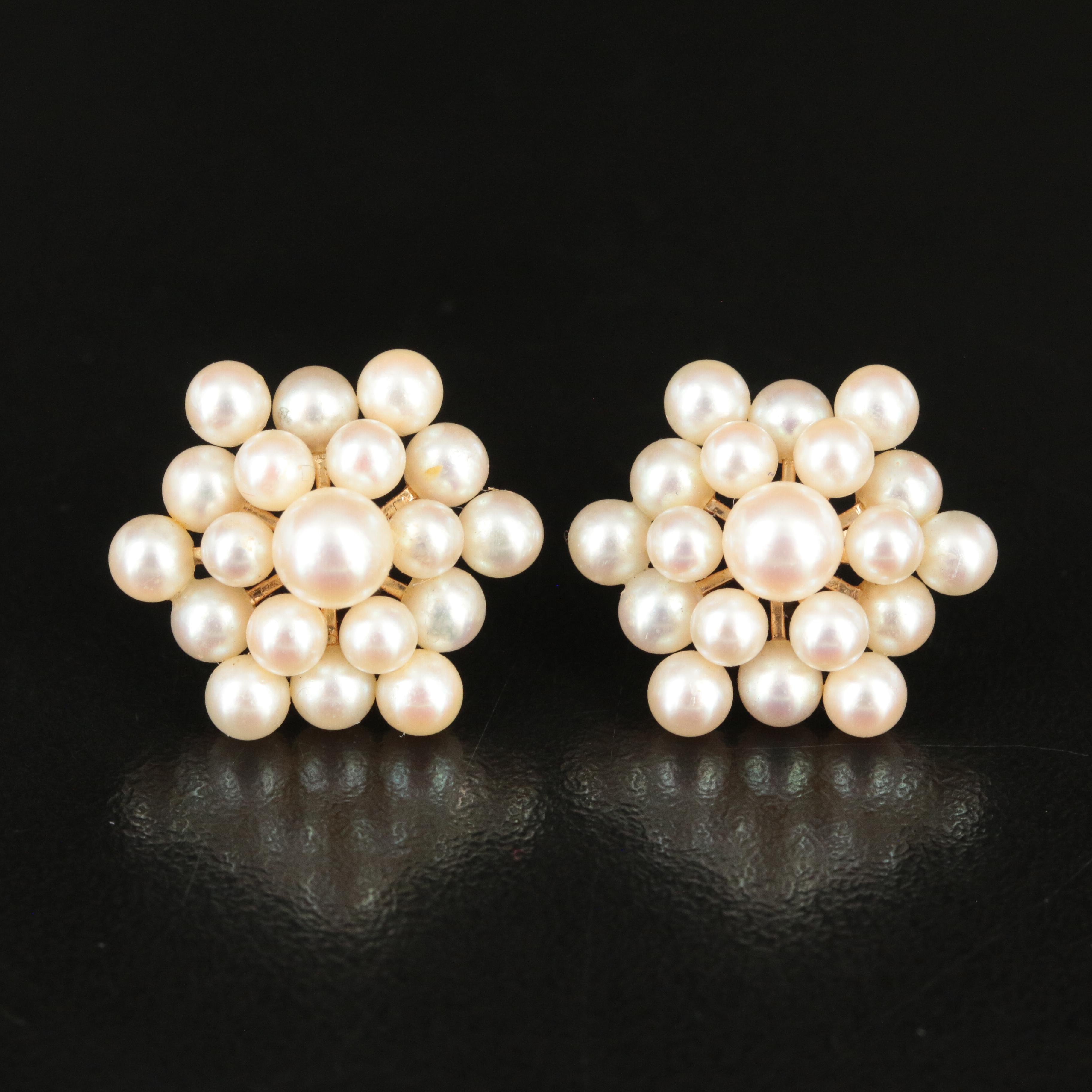 14K Pearl Earrings
