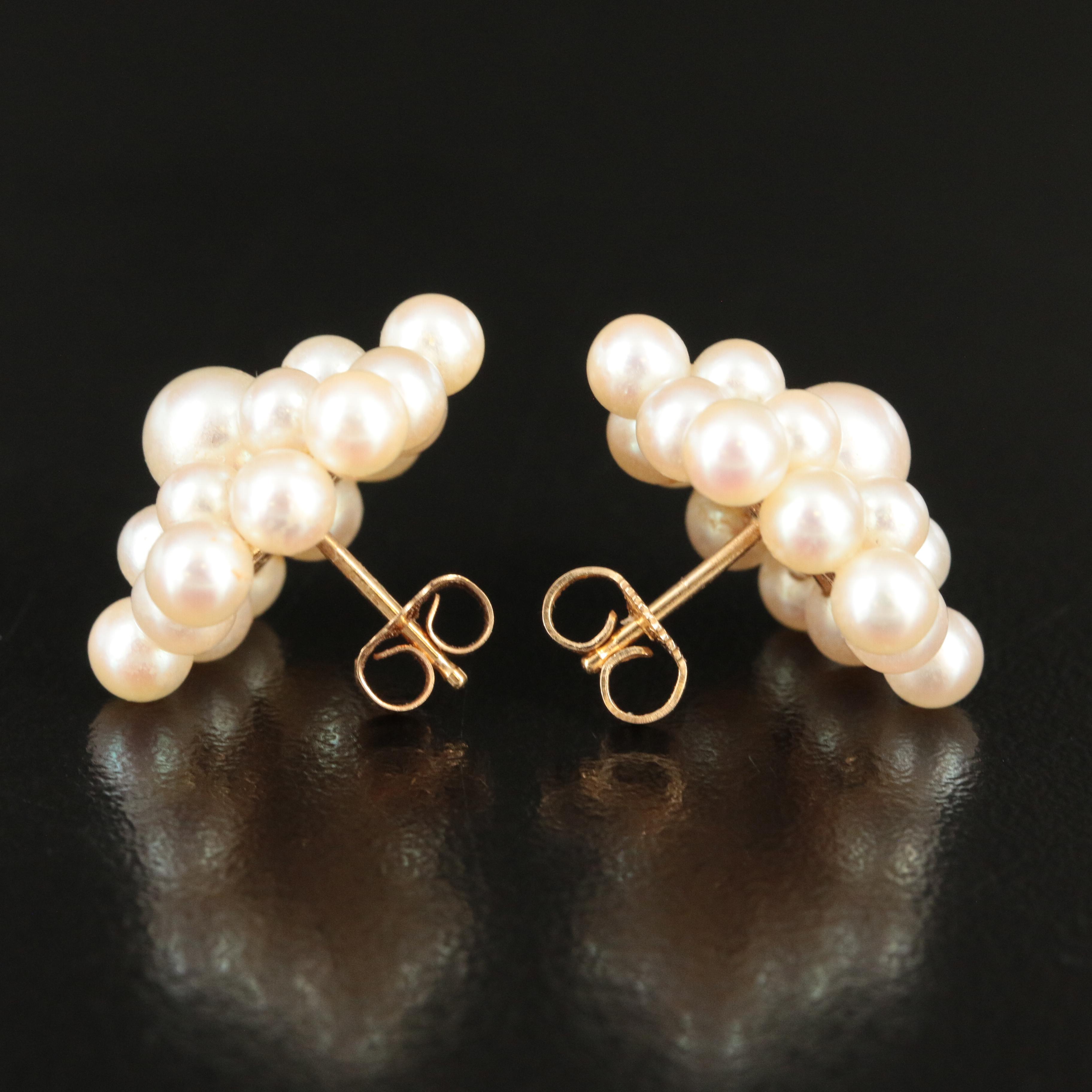14K Pearl Earrings