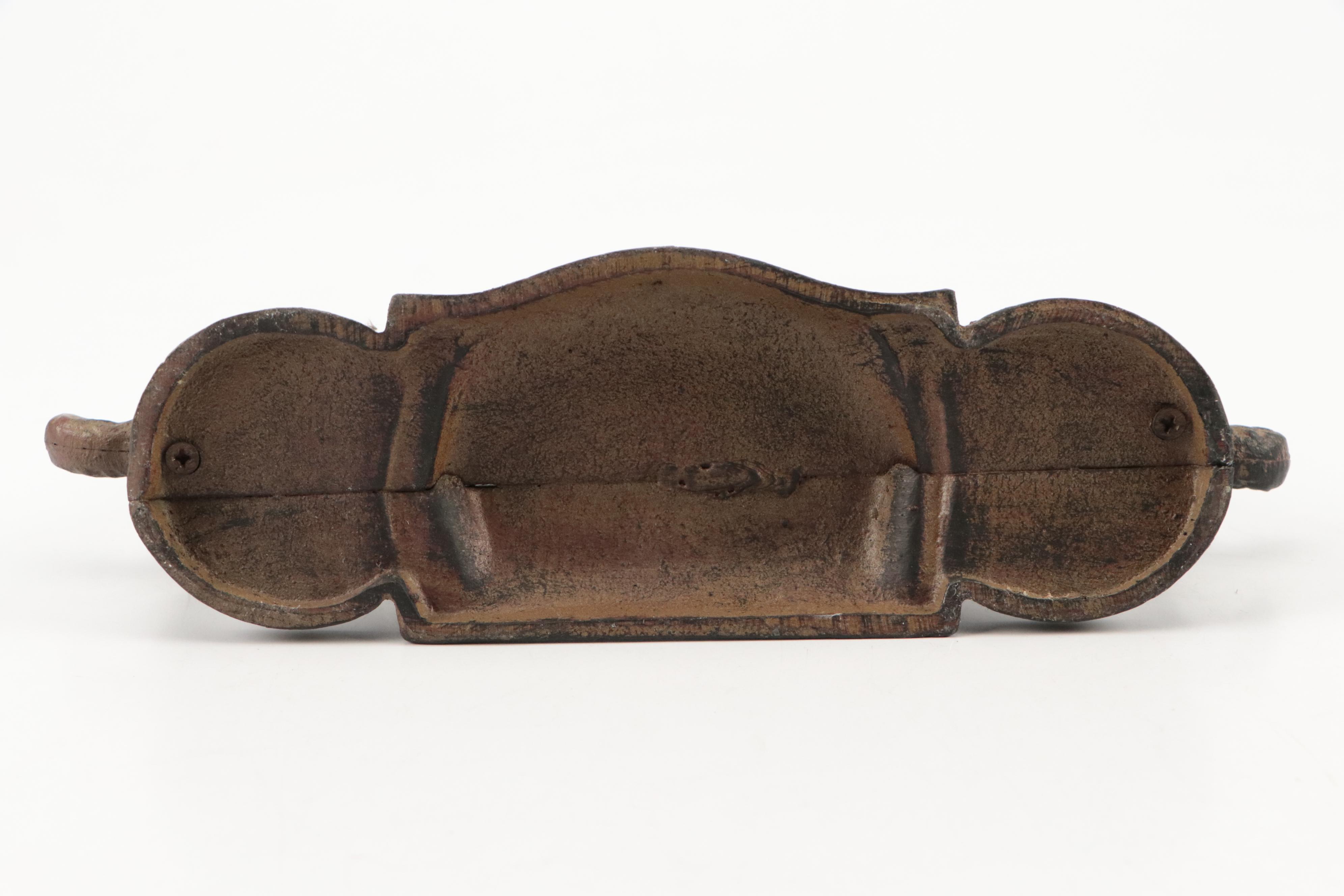 Cast Iron Scottie Dog Business Card Holder