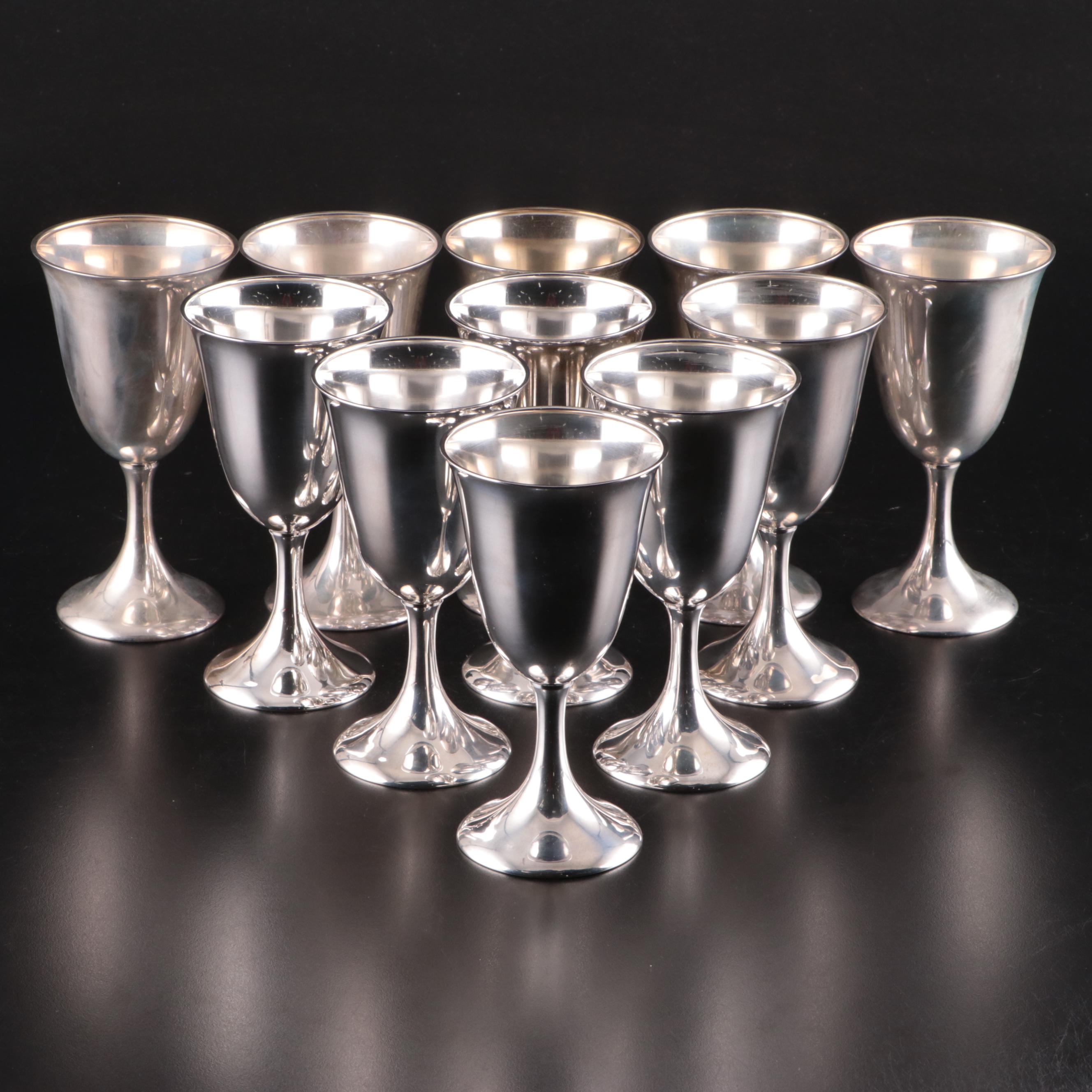 Sterling Silver Hollowware Water Goblets