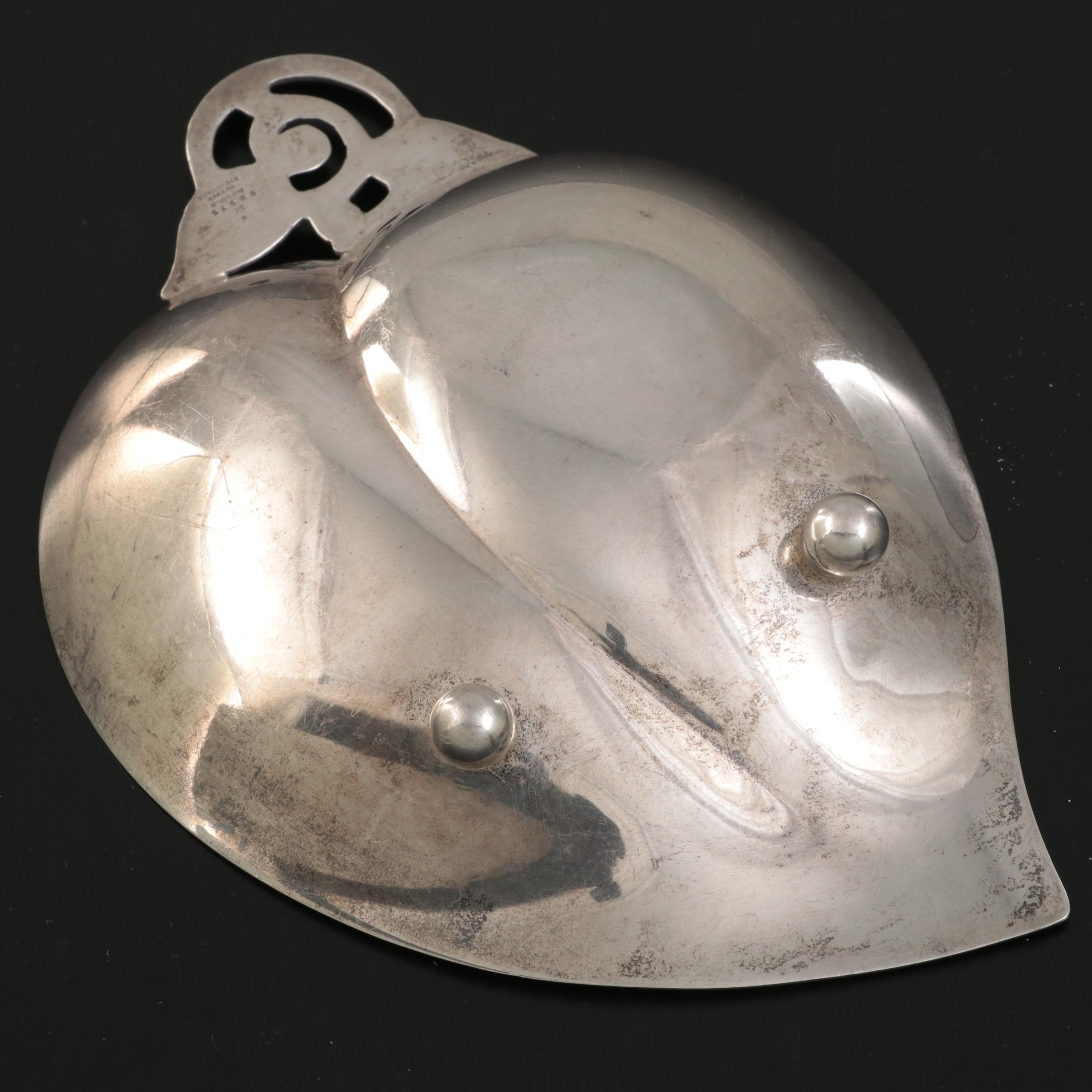 Tiffany & Co. Sterling Silver Leaf Shaped Nut Bowls, 20th Century