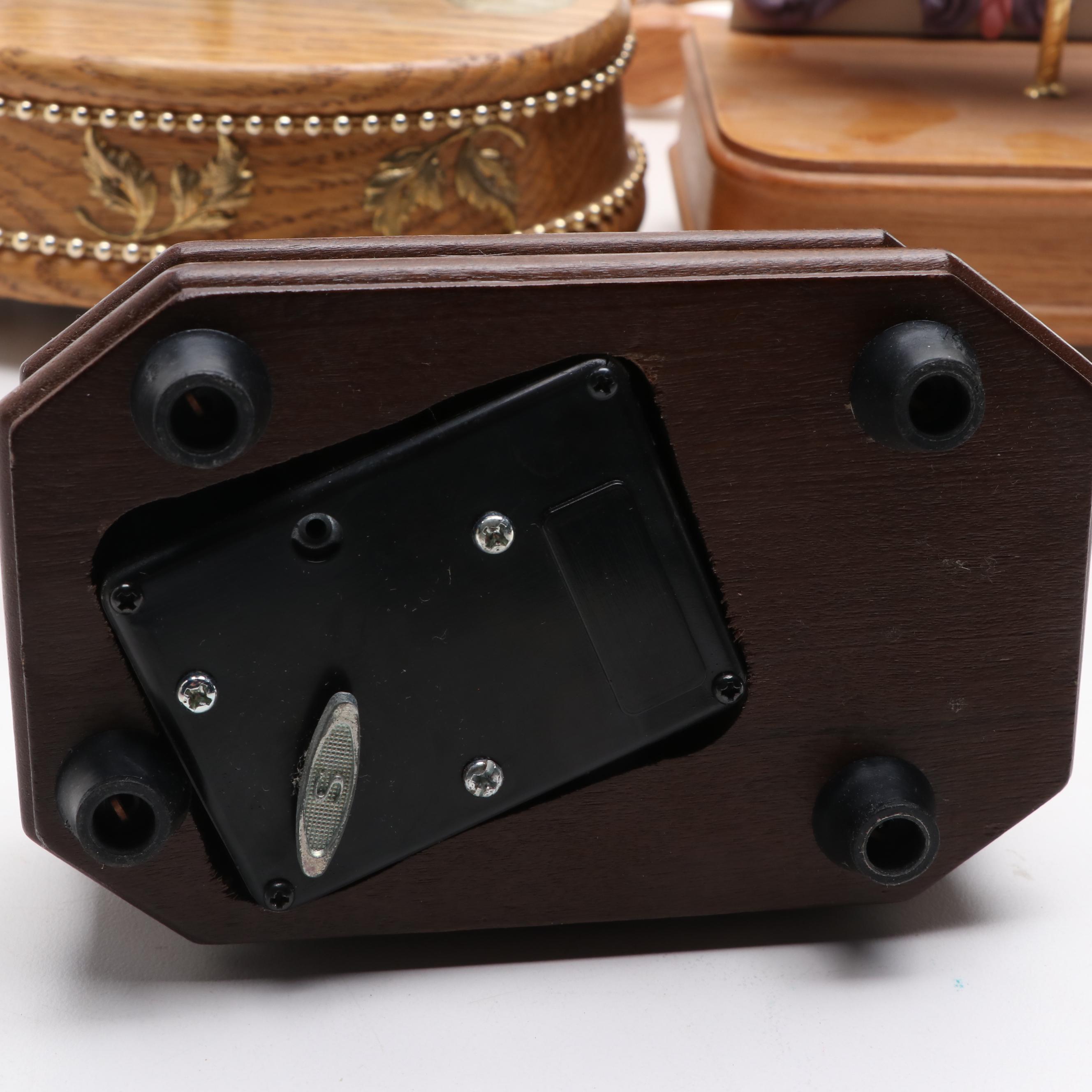 Lefton with Other Porcelain Horse and Unicorn Carousel Musical Figurines