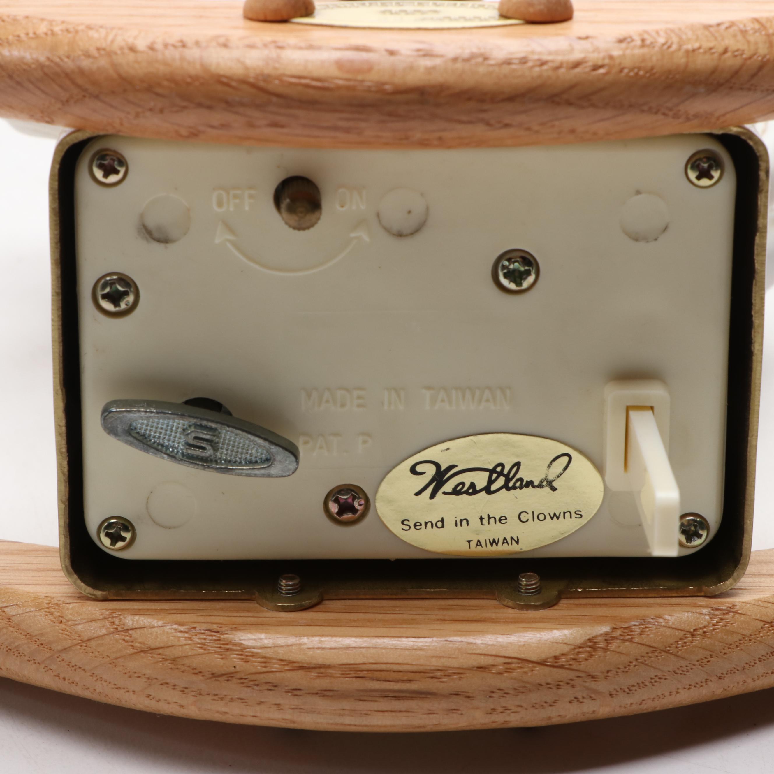 Lefton with Other Porcelain Horse and Unicorn Carousel Musical Figurines