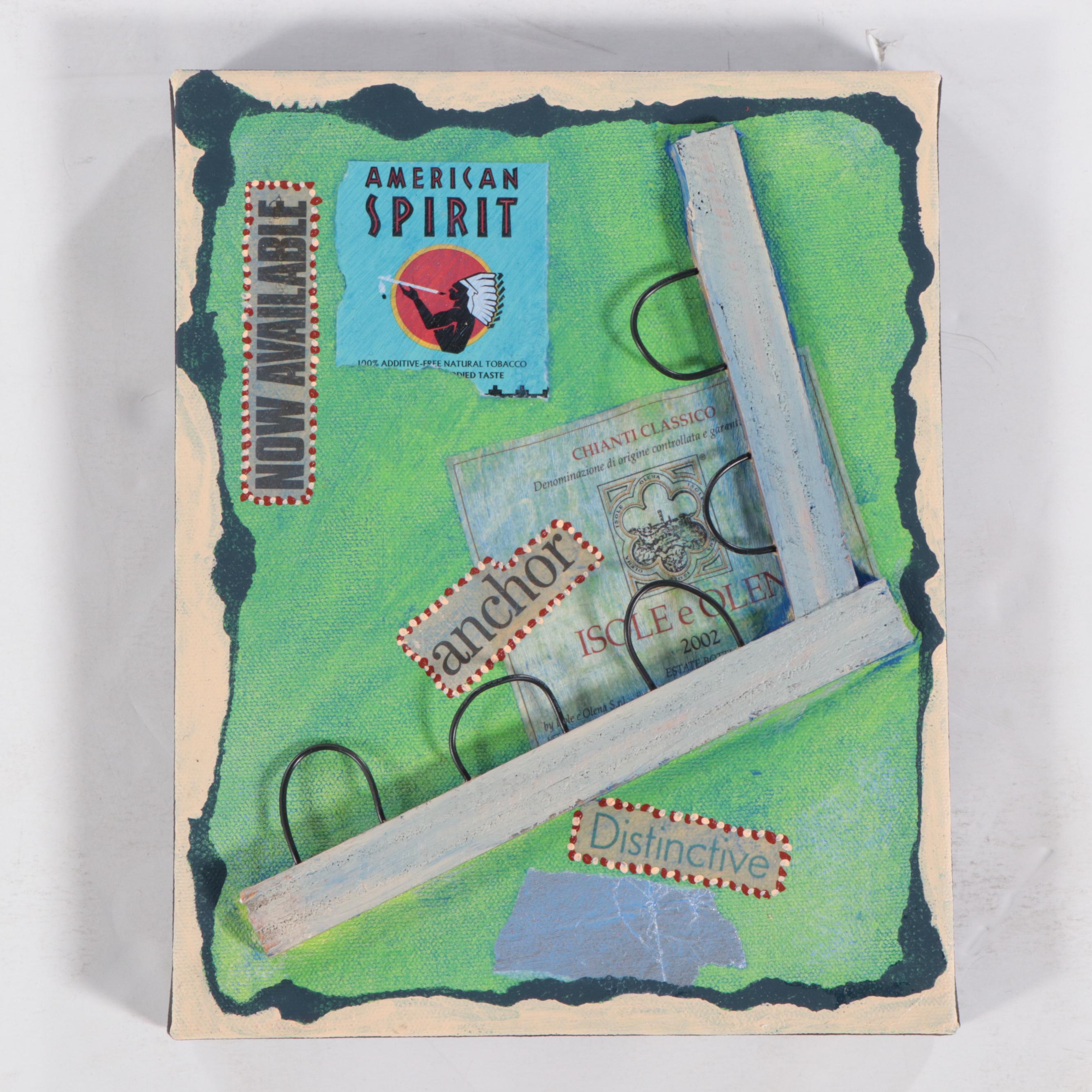 Burnell Yow! Found Object Collages "Fifty-Two Collages in 52 Weeks," 2004-2005