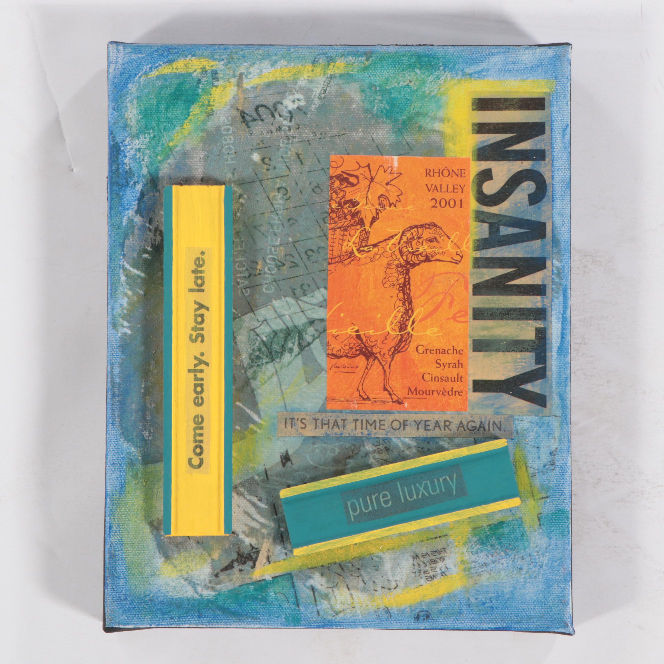 Burnell Yow! Found Object Collages "Fifty-Two Collages in 52 Weeks," 2004-2005