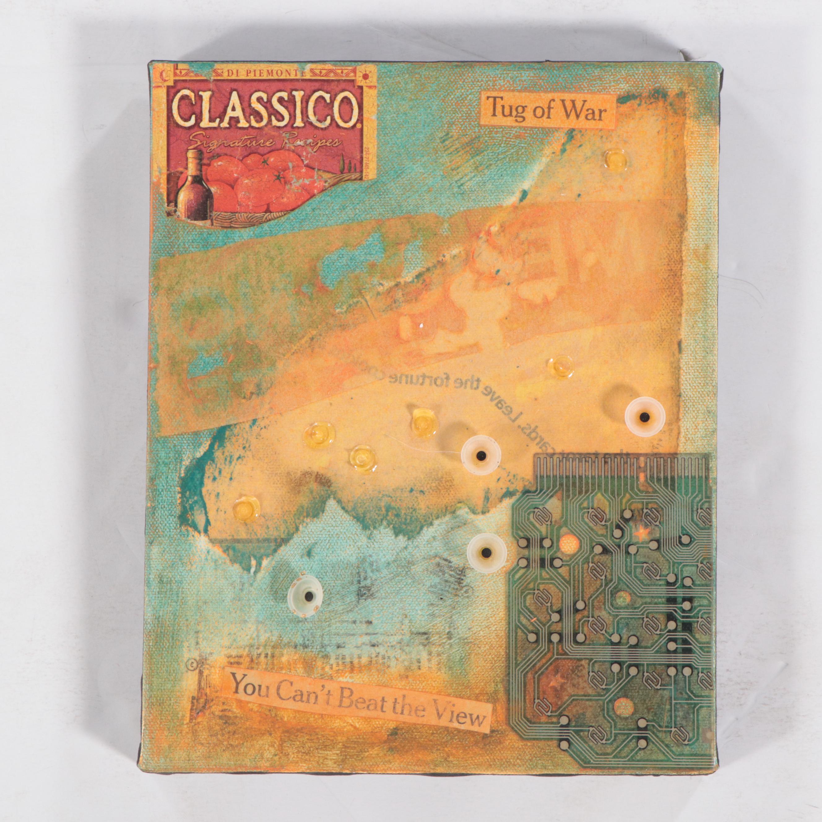 Burnell Yow! Found Object Collages "Fifty-Two Collages in 52 Weeks," 2004-2005