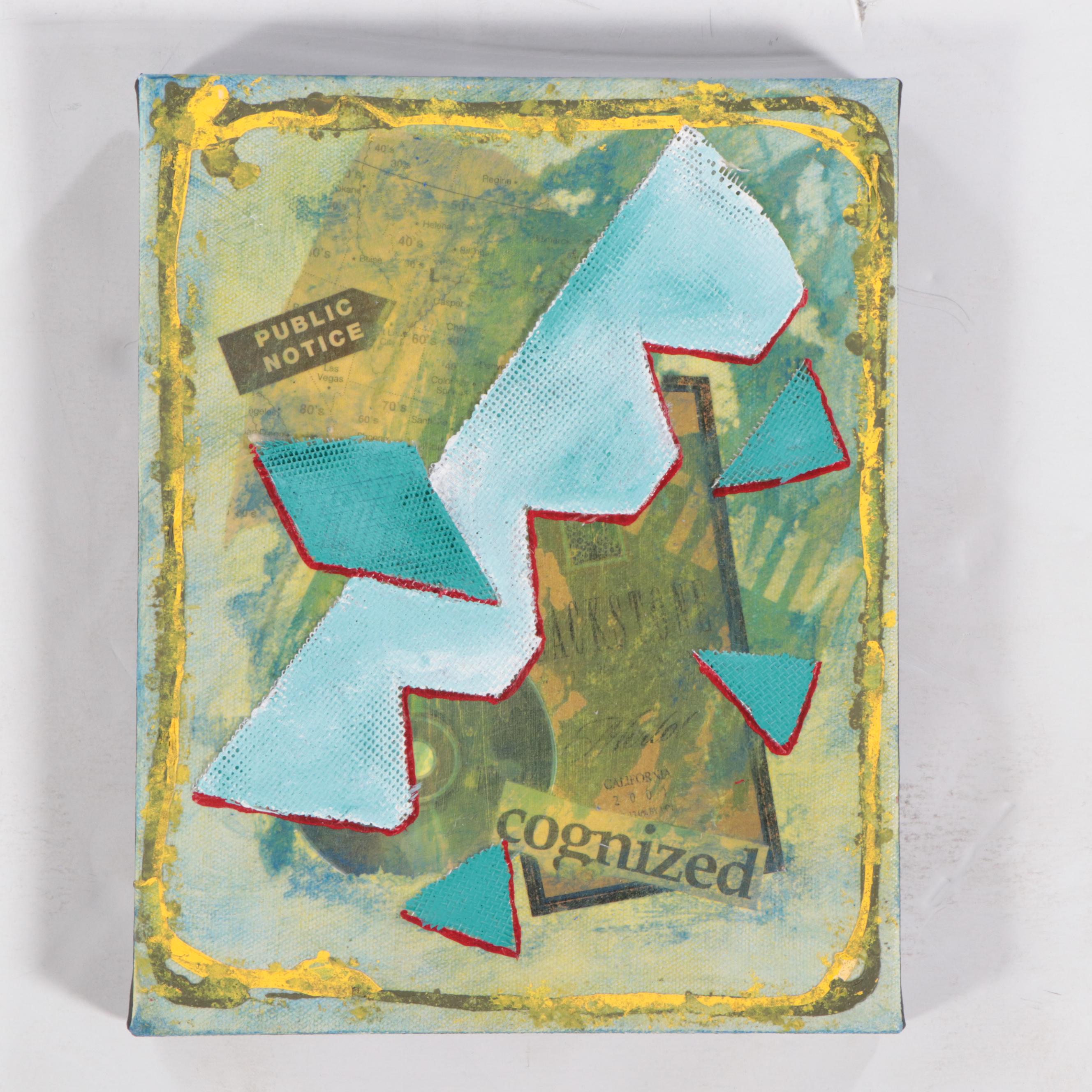 Burnell Yow! Found Object Collages "Fifty-Two Collages in 52 Weeks," 2004-2005