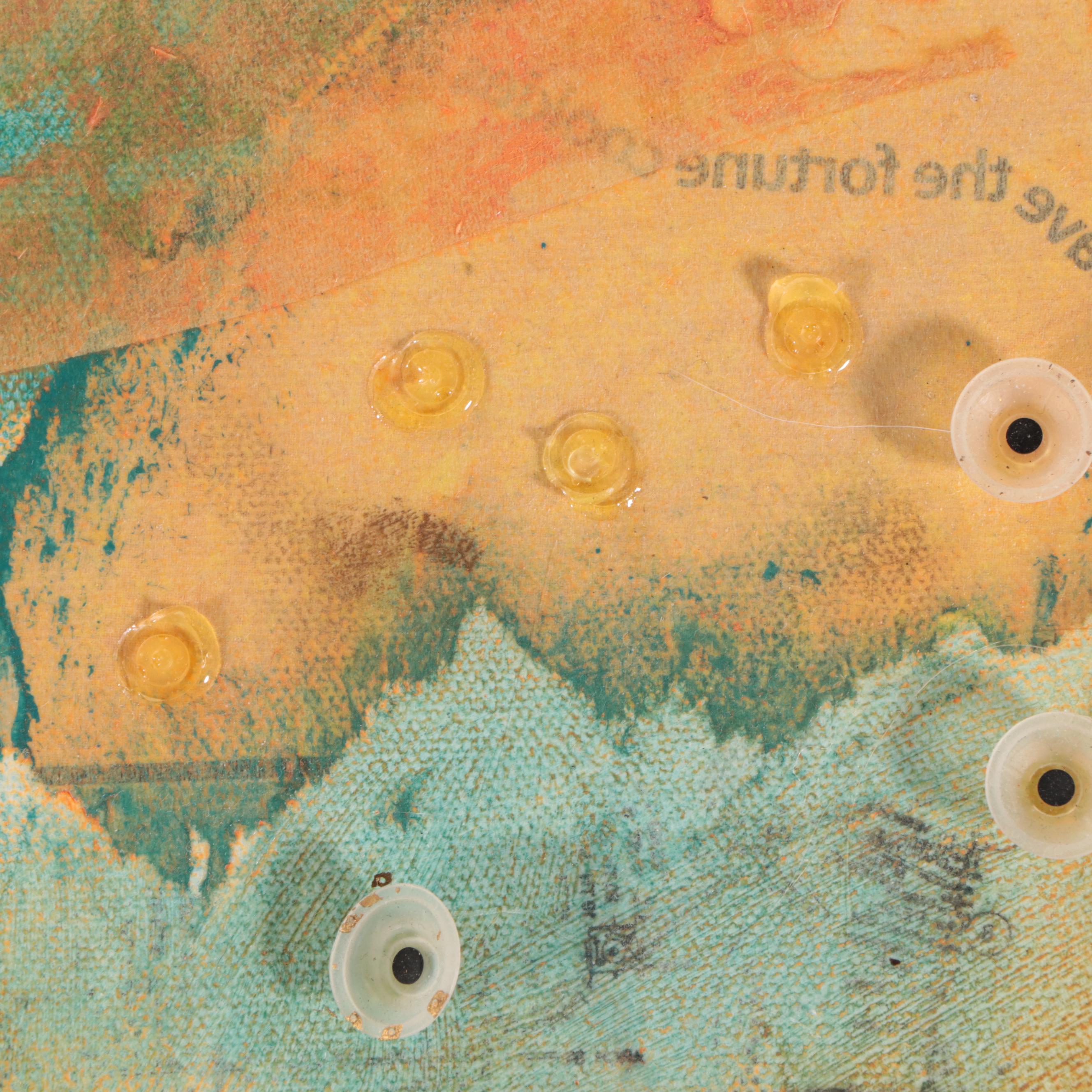 Burnell Yow! Found Object Collages "Fifty-Two Collages in 52 Weeks," 2004-2005