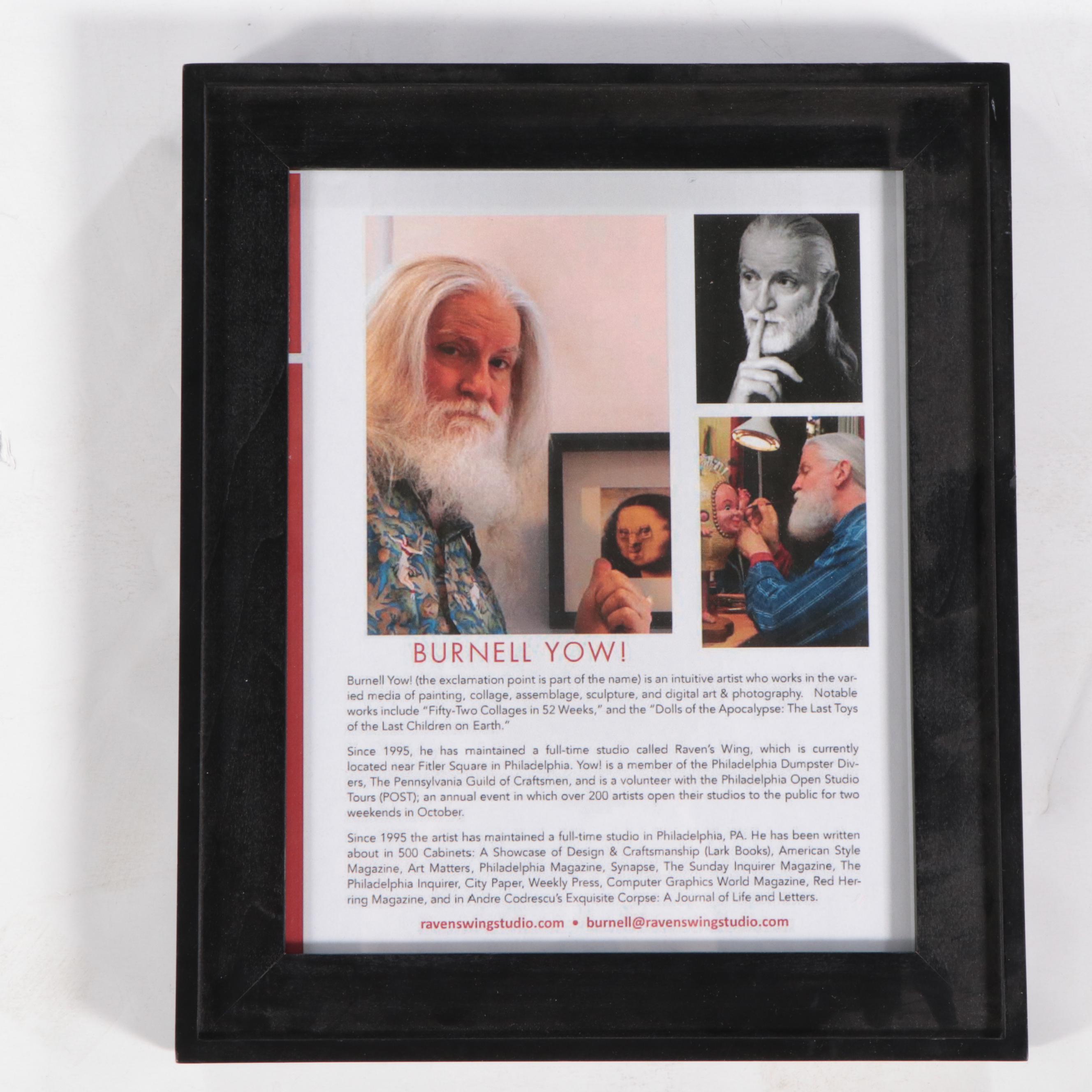 Burnell Yow! Found Object Collages "Fifty-Two Collages in 52 Weeks," 2004-2005