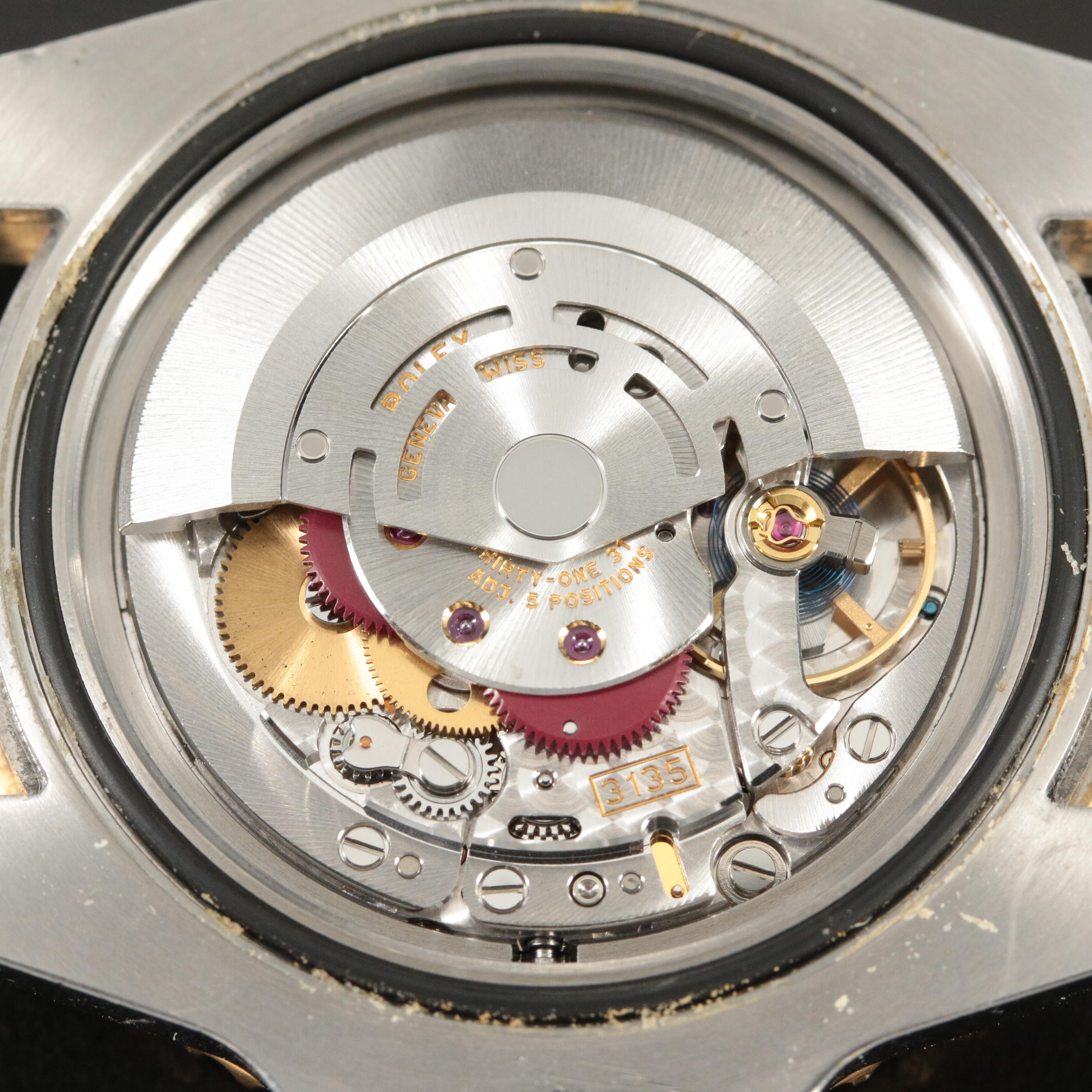 2008 Rolex Submariner Blue Dial 18K and Stainless Steel Automatic Watch