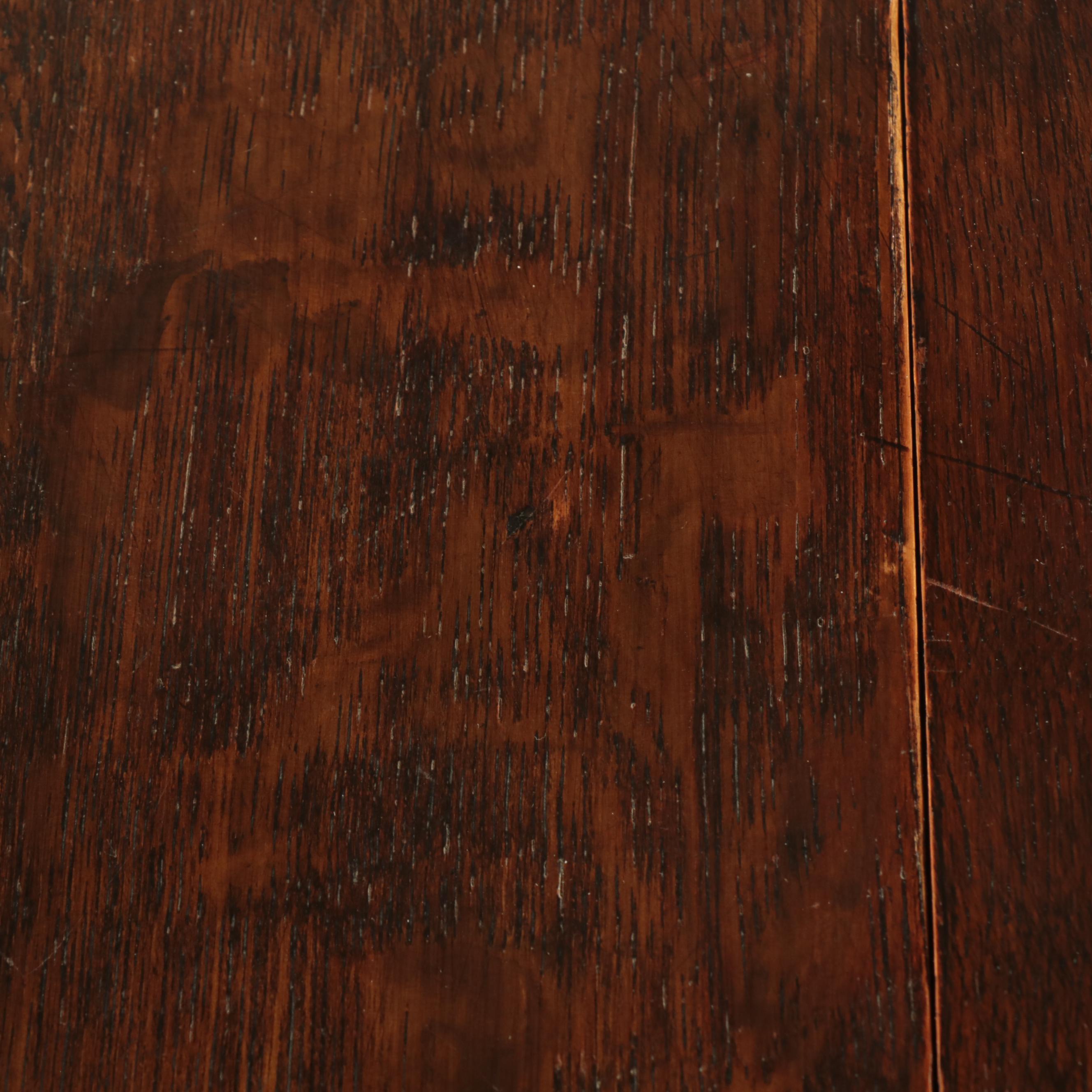 Jacobean Revival Quartersawn Oak and Barley Twist Gateleg Table