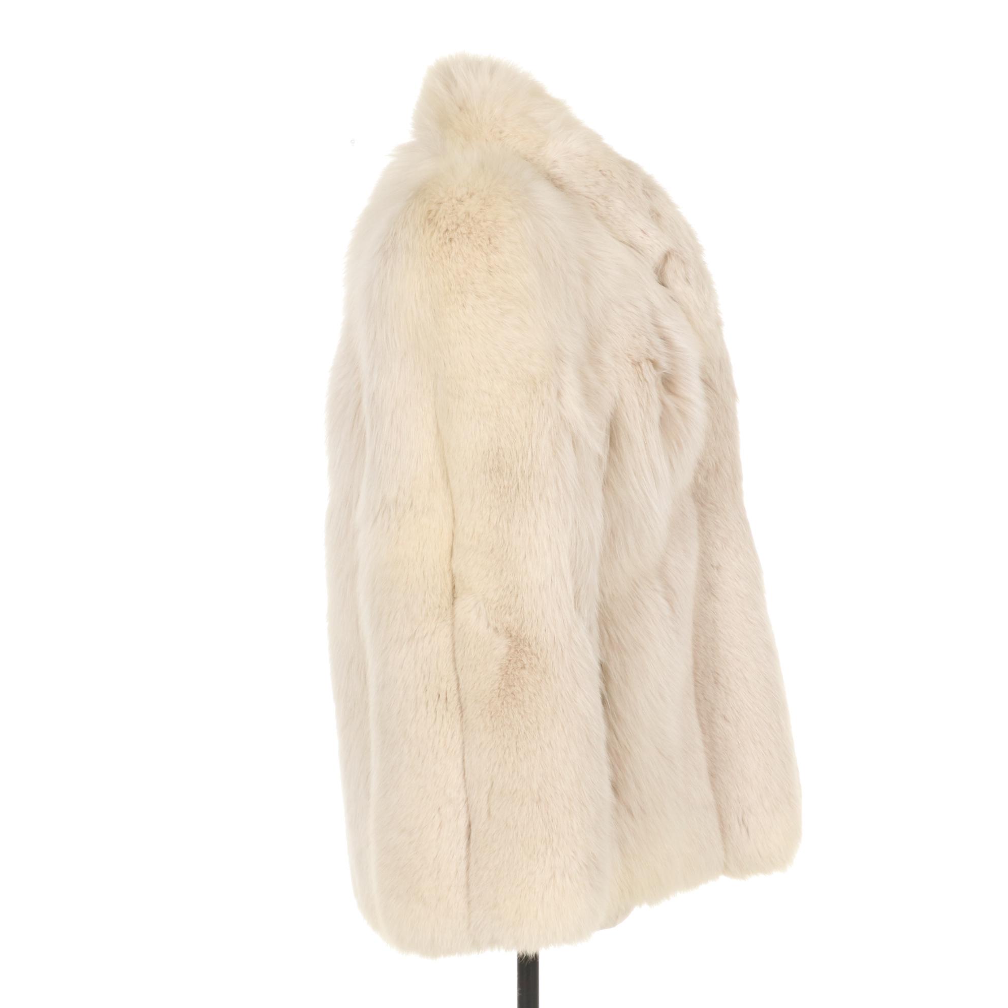 Revillon For Saks Fifth Avenue Wheat Colored Fox Fur Coat