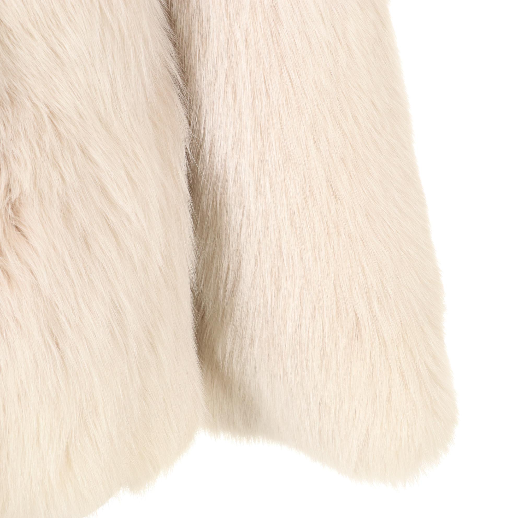 Revillon For Saks Fifth Avenue Wheat Colored Fox Fur Coat