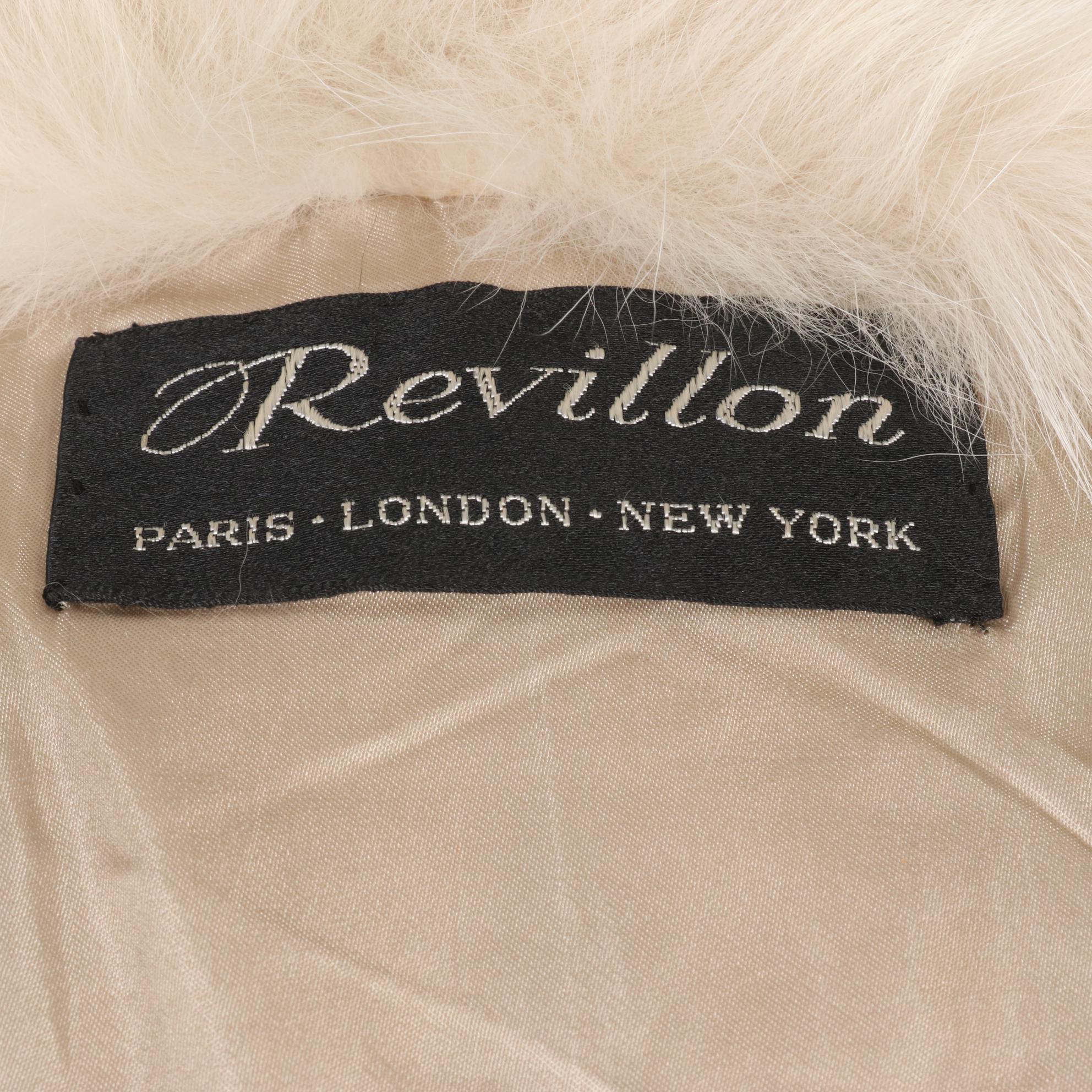 Revillon For Saks Fifth Avenue Wheat Colored Fox Fur Coat