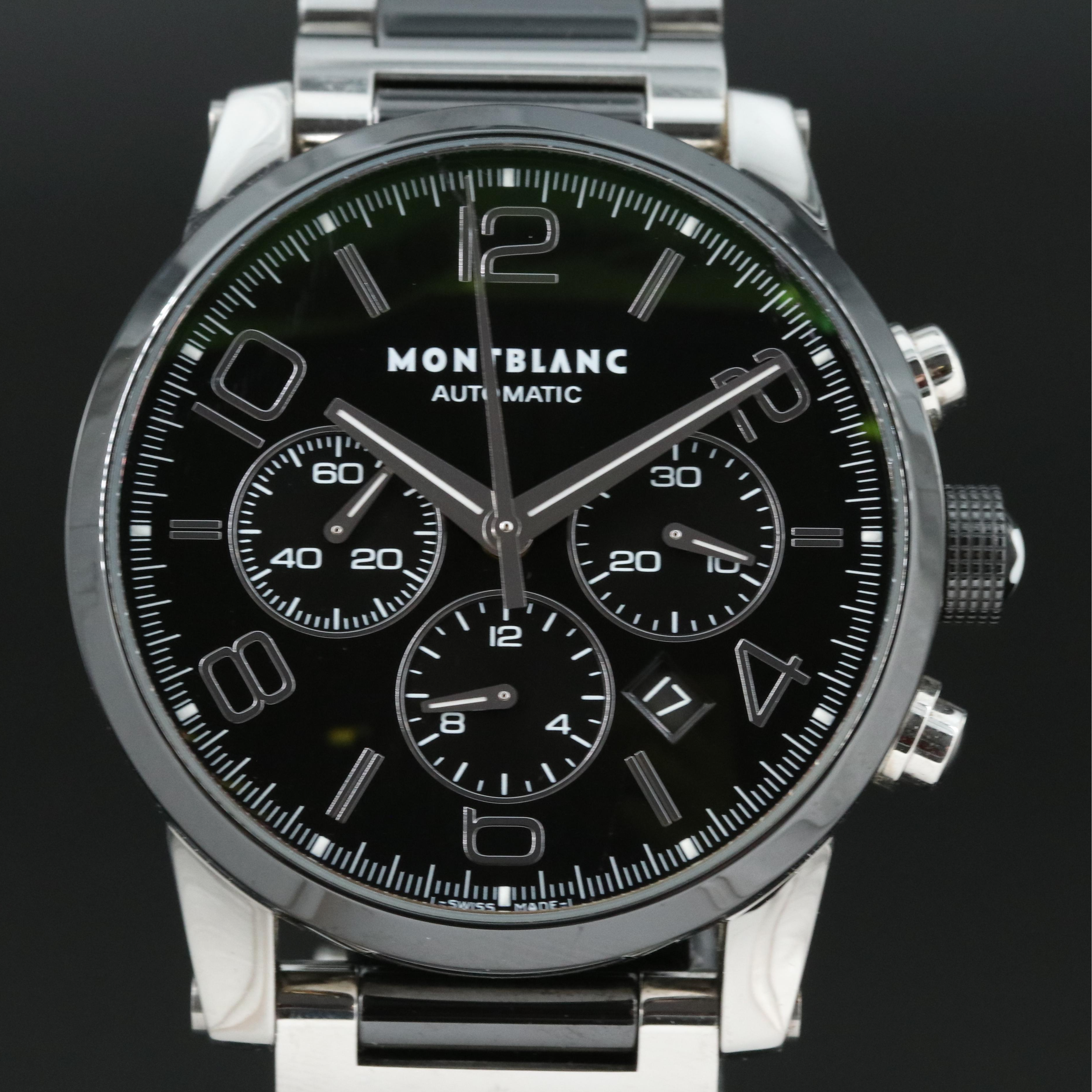 Montblanc Timewalker Ceramic, Stainless Steel Chronograph Automatic Watch