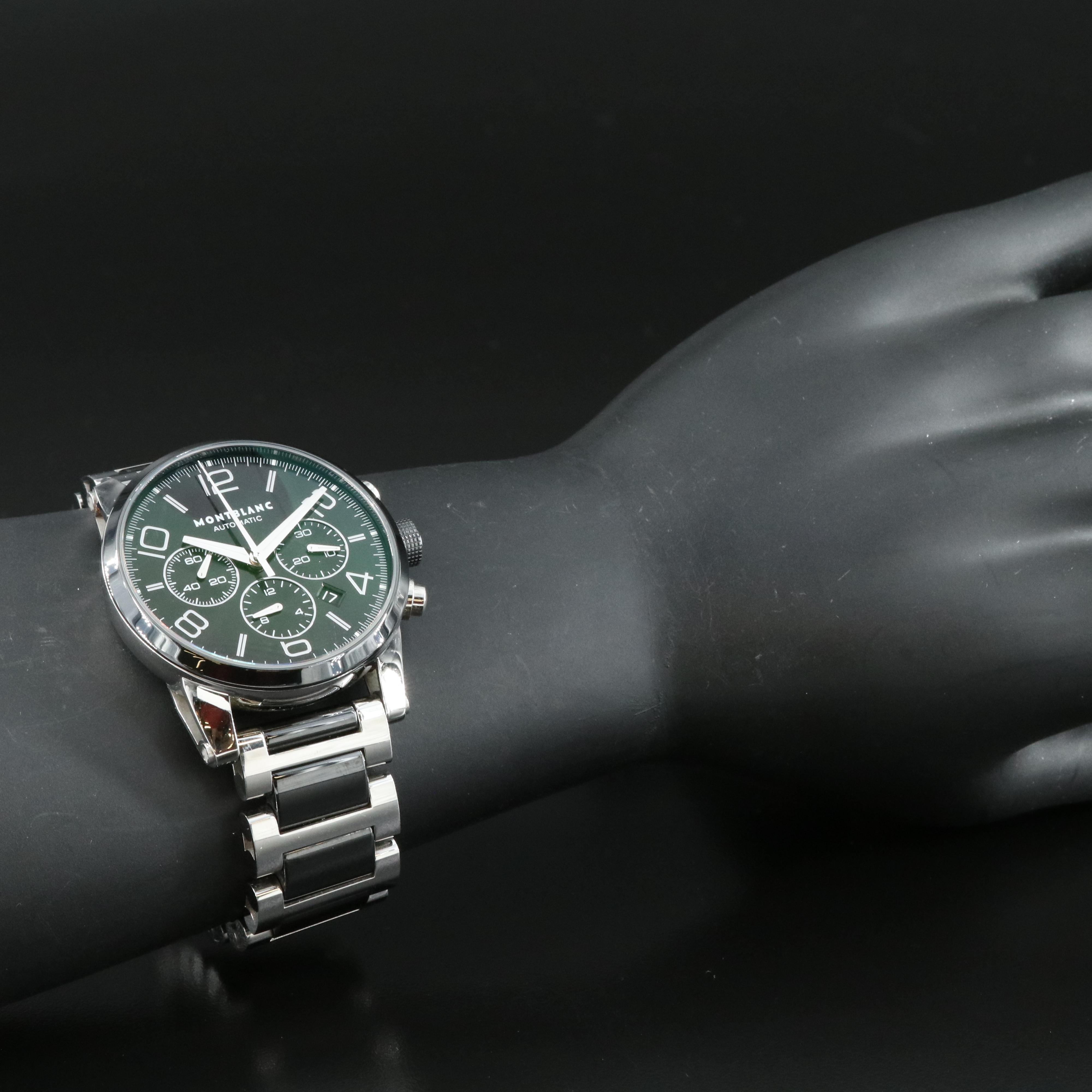 Montblanc Timewalker Ceramic, Stainless Steel Chronograph Automatic Watch