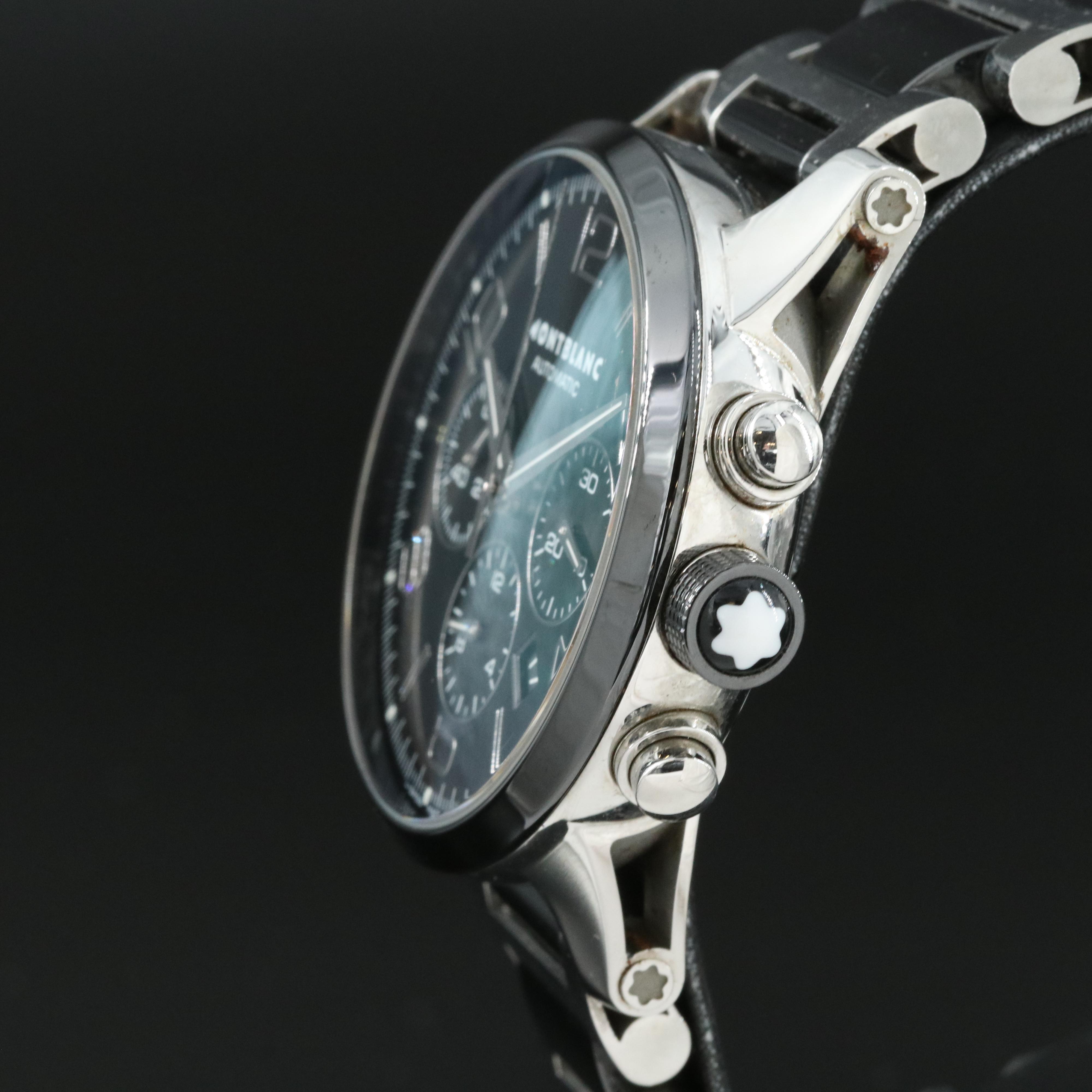 Montblanc Timewalker Ceramic, Stainless Steel Chronograph Automatic Watch