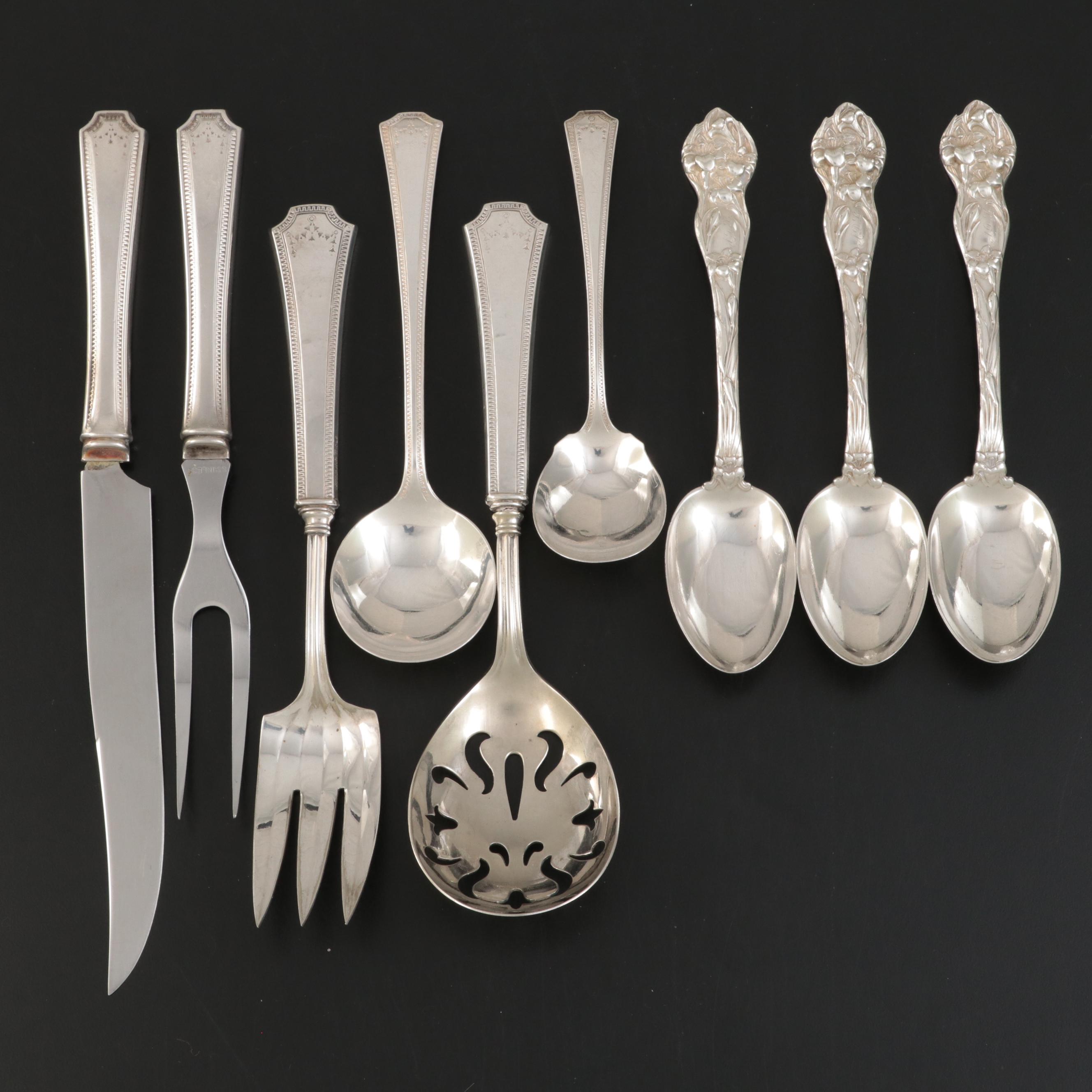 Watson "Lily" Sterling Silver Spoons and Other Serving Utensils