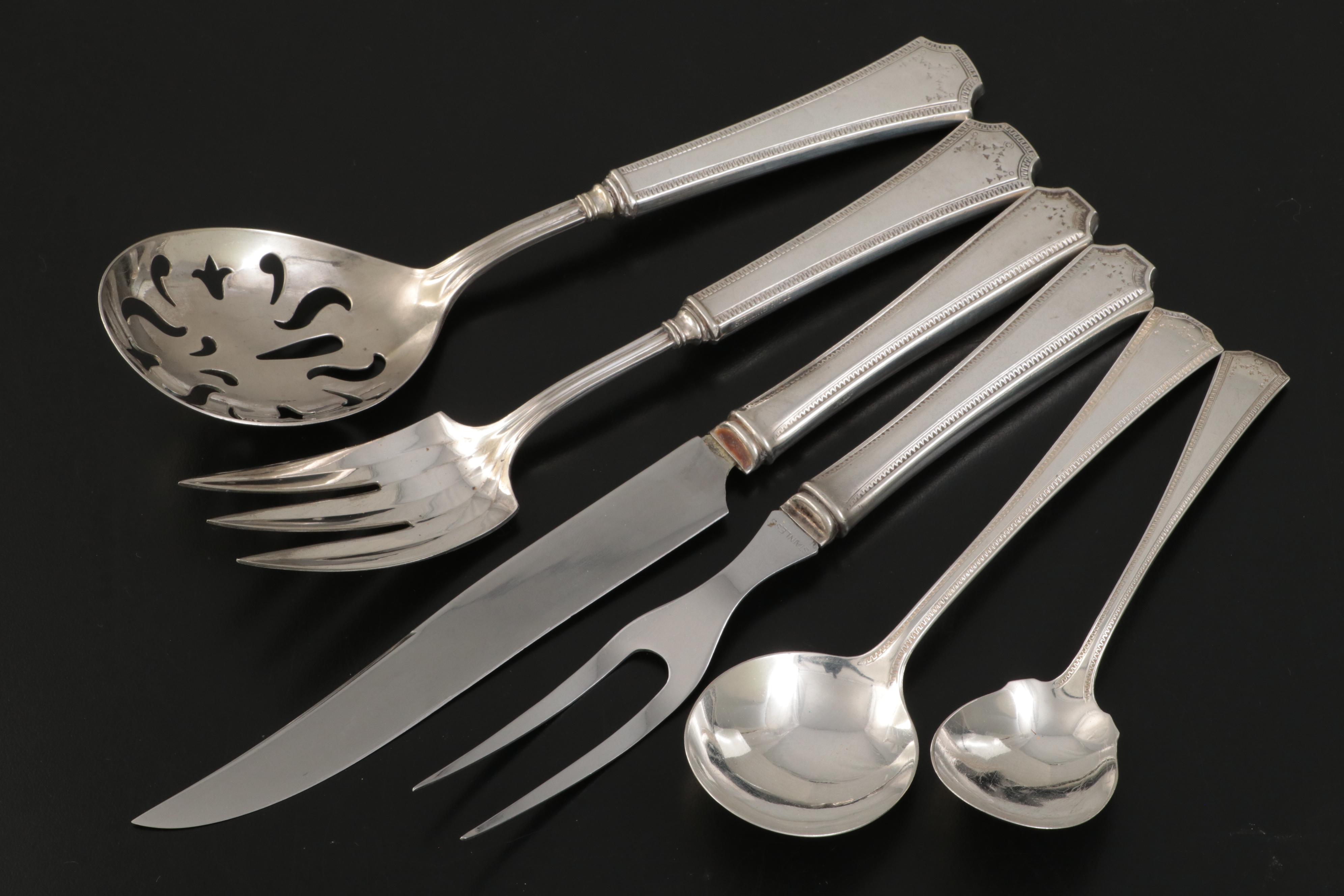 Watson "Lily" Sterling Silver Spoons and Other Serving Utensils