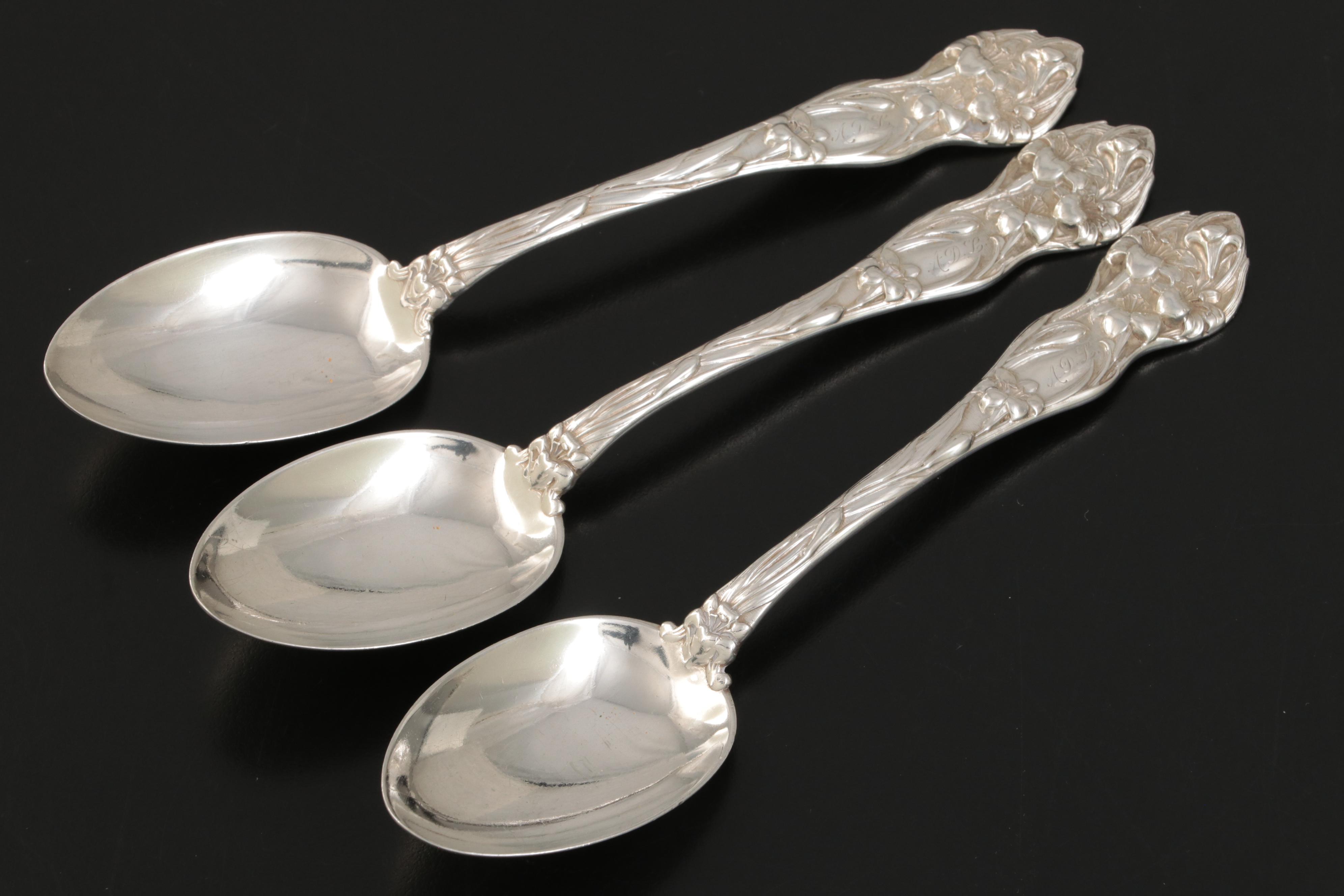 Watson "Lily" Sterling Silver Spoons and Other Serving Utensils