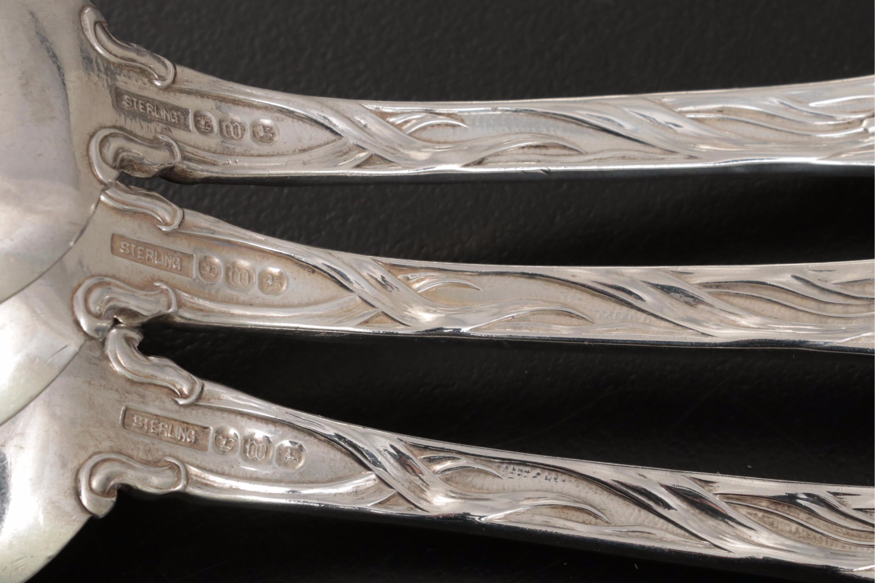 Watson "Lily" Sterling Silver Spoons and Other Serving Utensils