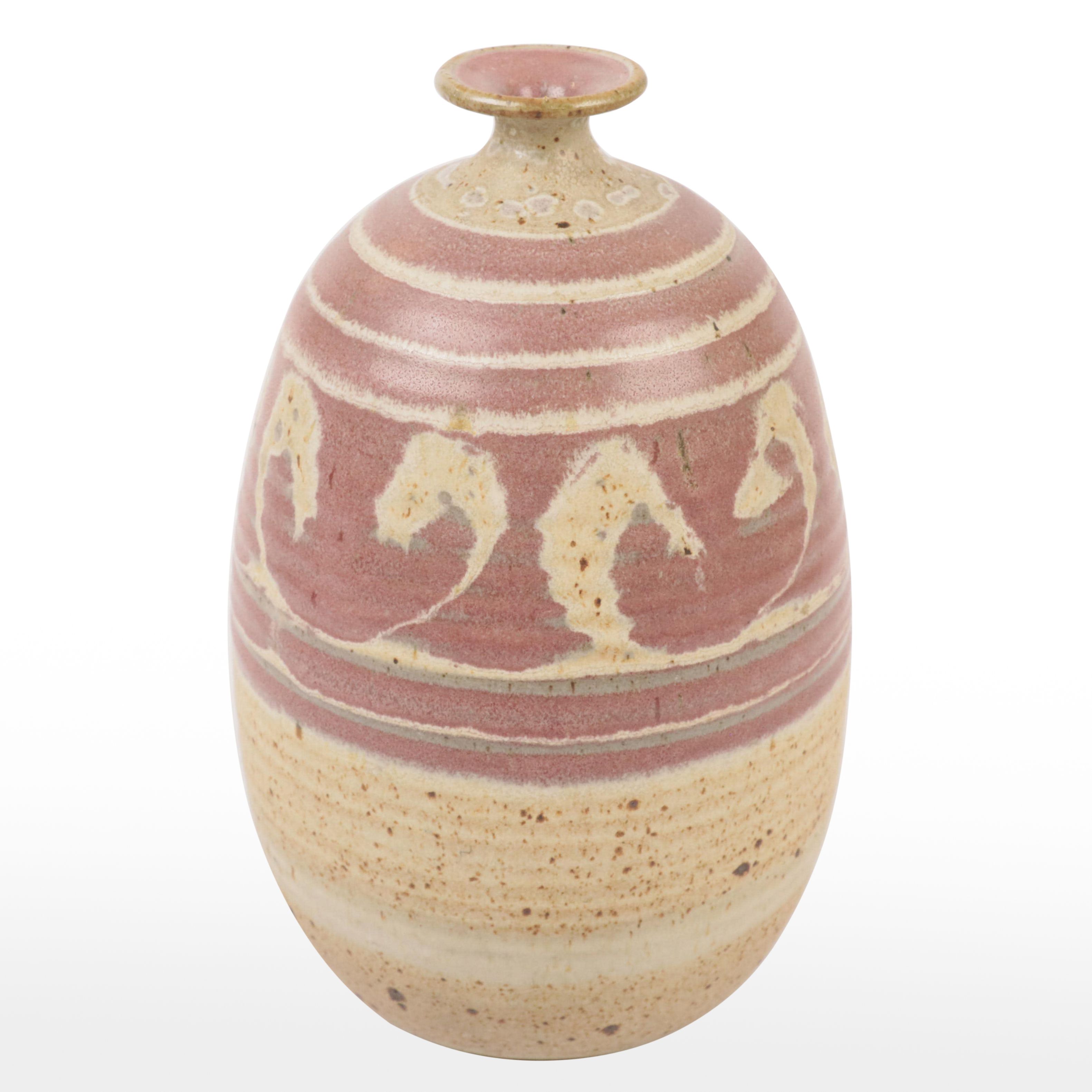 Alan Vigland Studio Hand-Thrown Art Pottery Vessel