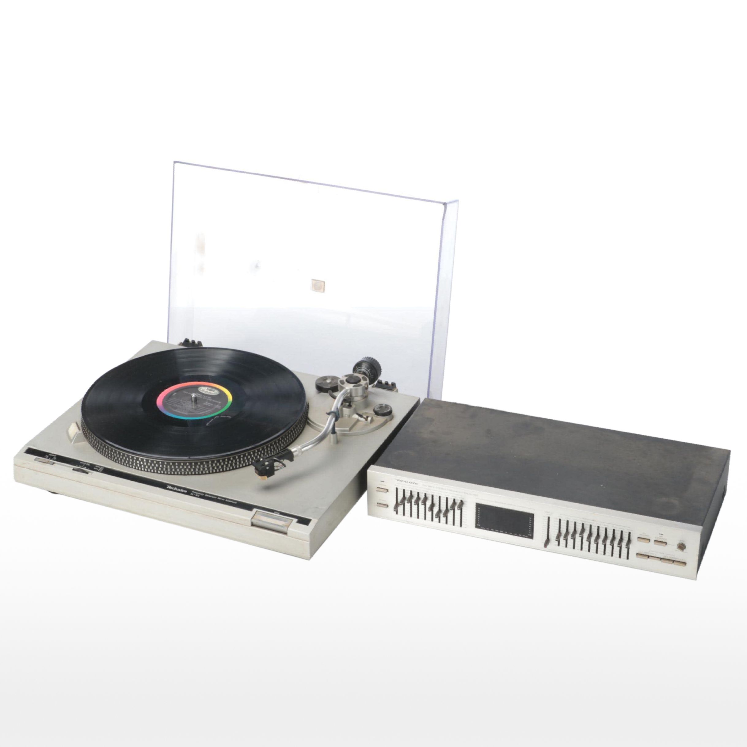 Technics Automatic Turntable With Realistic Graphic Equalizer, Pink Floyd LP