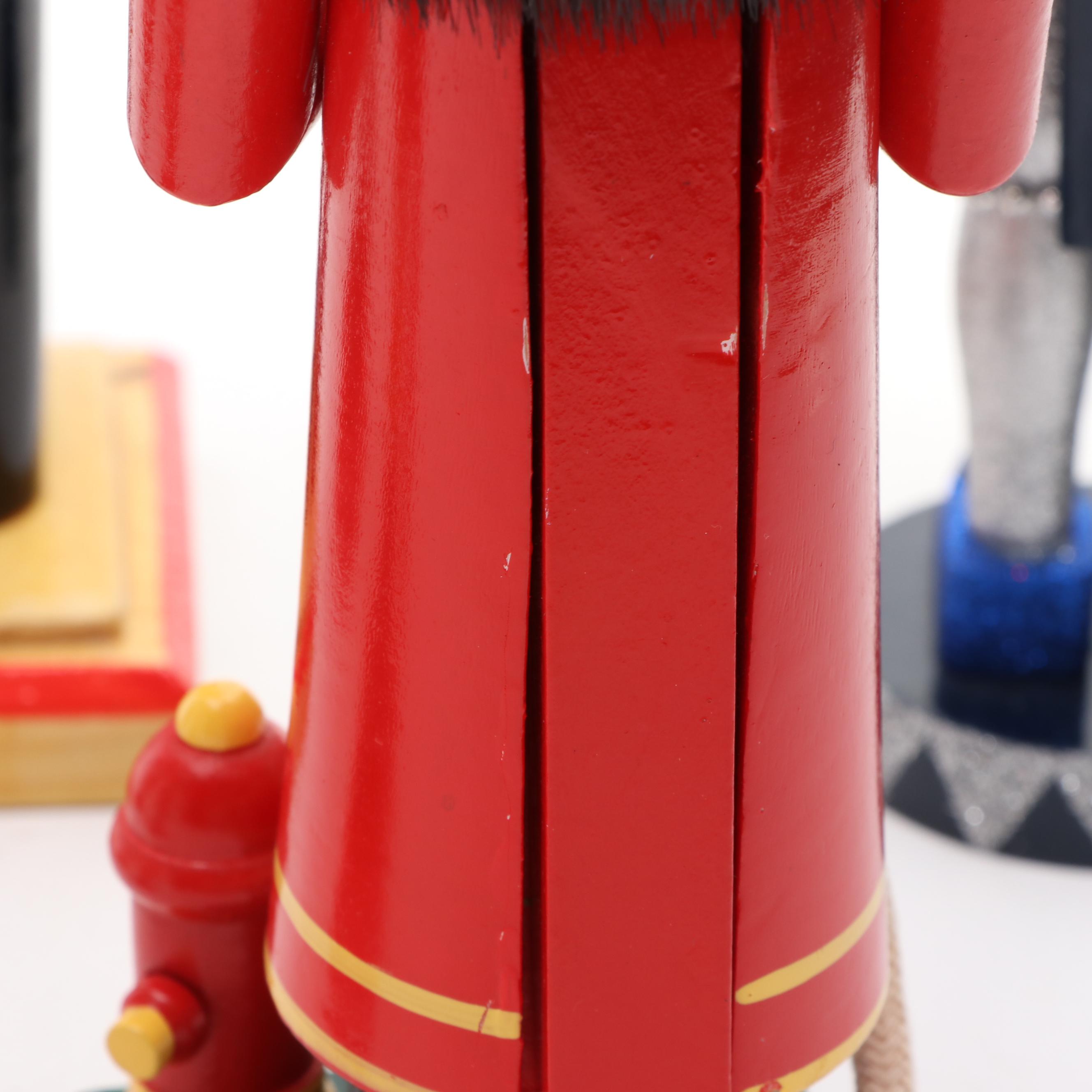 Polychrome Wooden Nutcracker Figures
