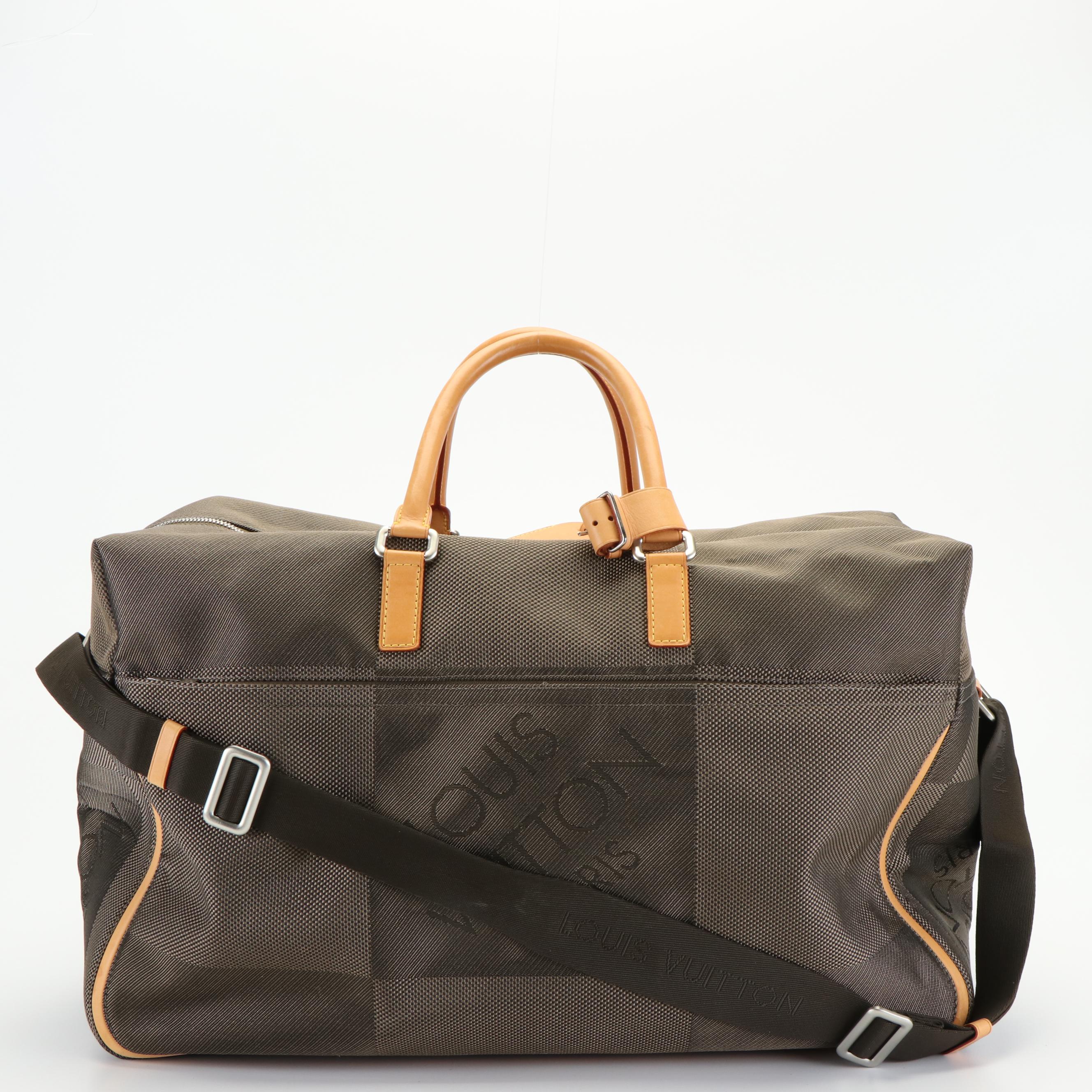 Louis Vuitton Souverain Duffle Bag in Damier Geant Canvas