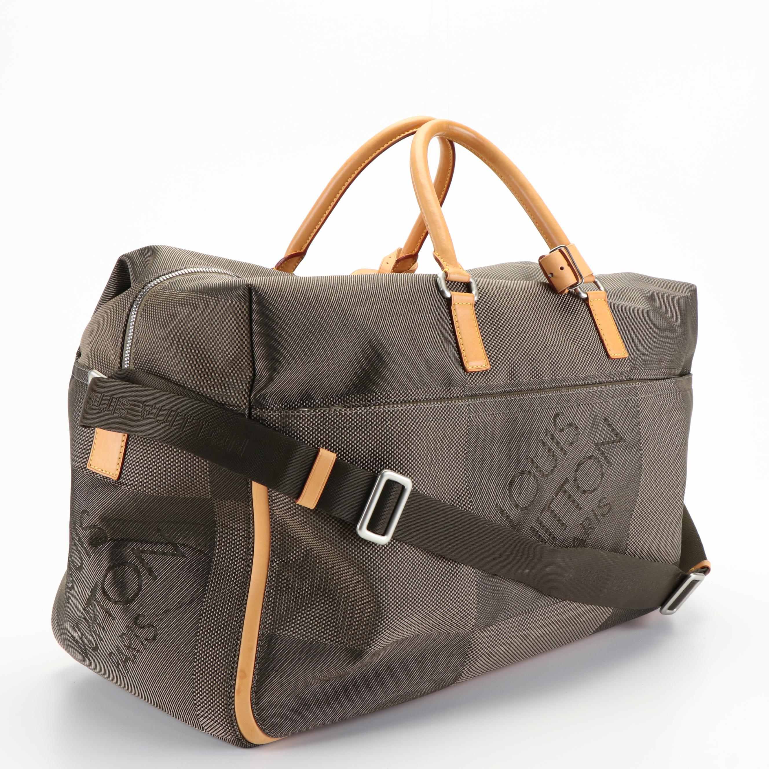 Louis Vuitton Souverain Duffle Bag in Damier Geant Canvas