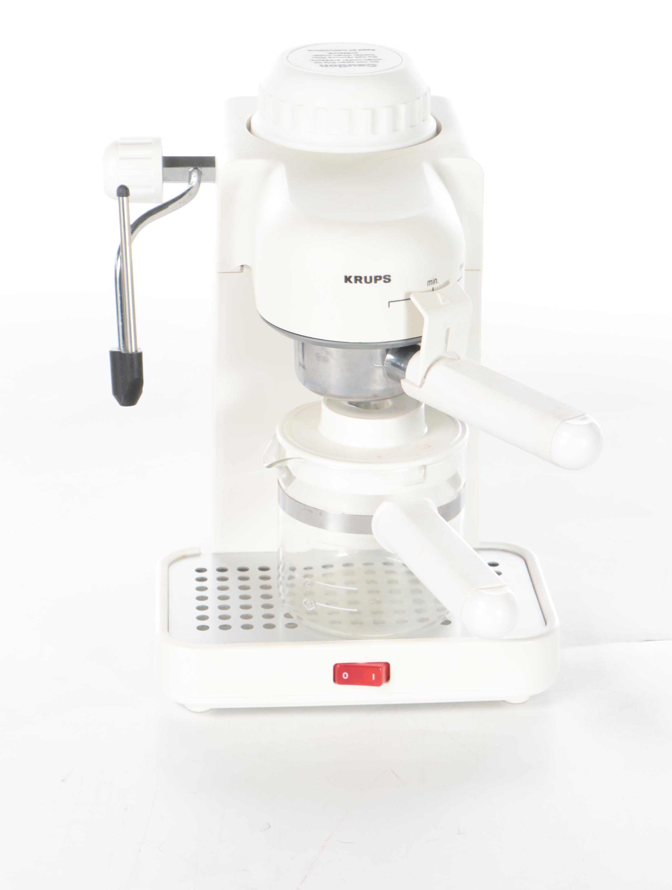 Krups Double Coffee Makers, Espresso Machine with Chicken Roaster